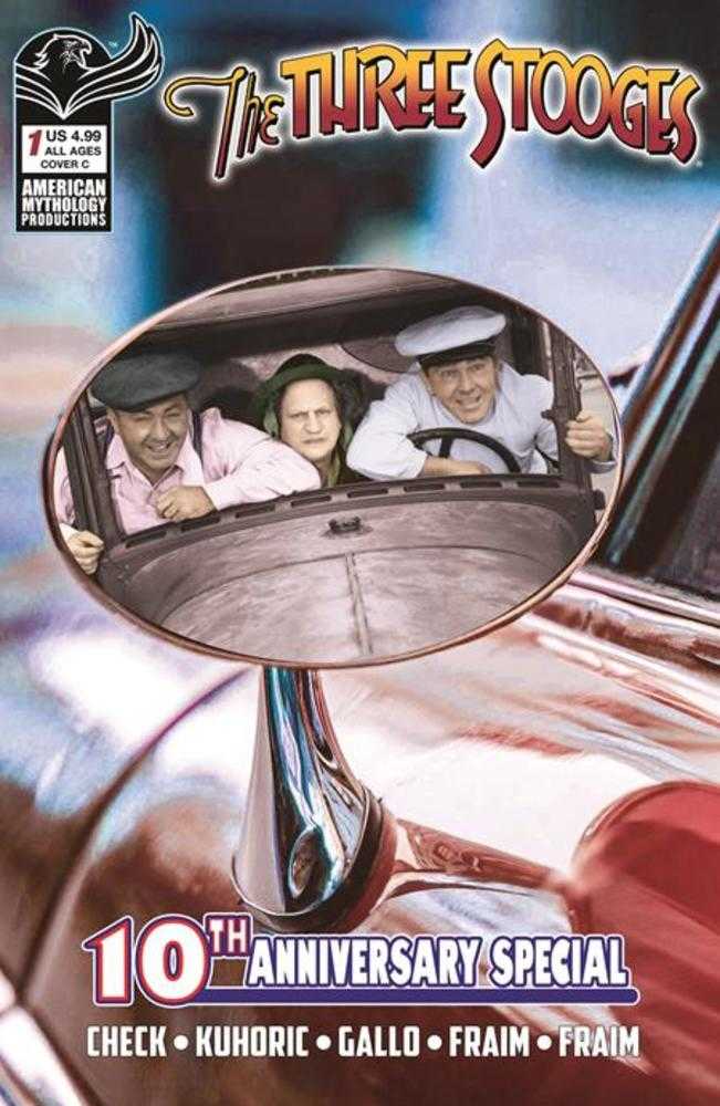 Three Stooges American Mythology 10 Th Anniversary #1 Cover C Color Photo Variant Previously Solicted Thru Diamond
