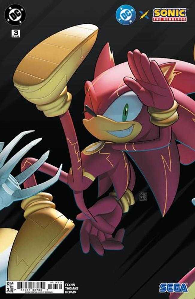 DC X Sonic The Hedgehog #3 (Of 5) (2nd Print) Deegeemin Connecting