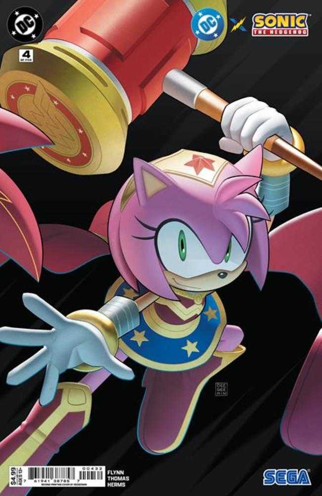 DC X Sonic The Hedgehog #4 (Of 5) (2nd Print) Deegeemin Connecting
