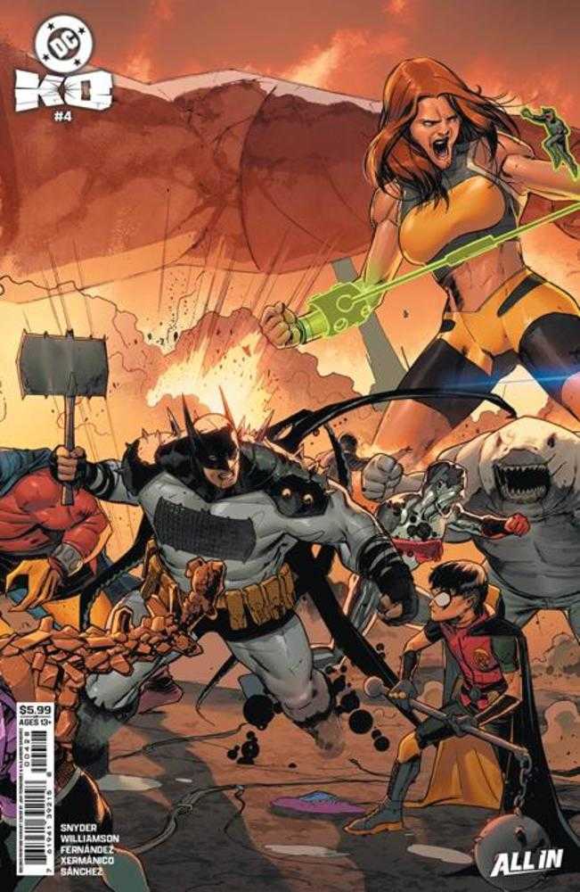 DC K.O. #4 (Of 5) (2nd Print) Cover B Javier Fernandez Connecting Card Stock Variant