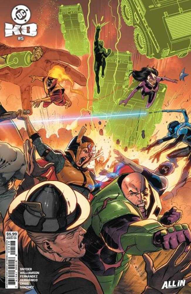 DC K.O. #5 (Of 5) (2nd Print) Cover B Javier Fernandez Connecting Card Stock Variant