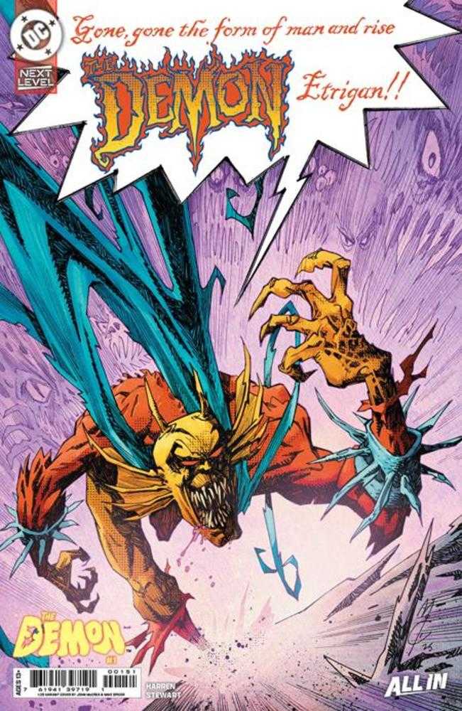 Demon #1 Cover G John Mccrea 1:25 Variant