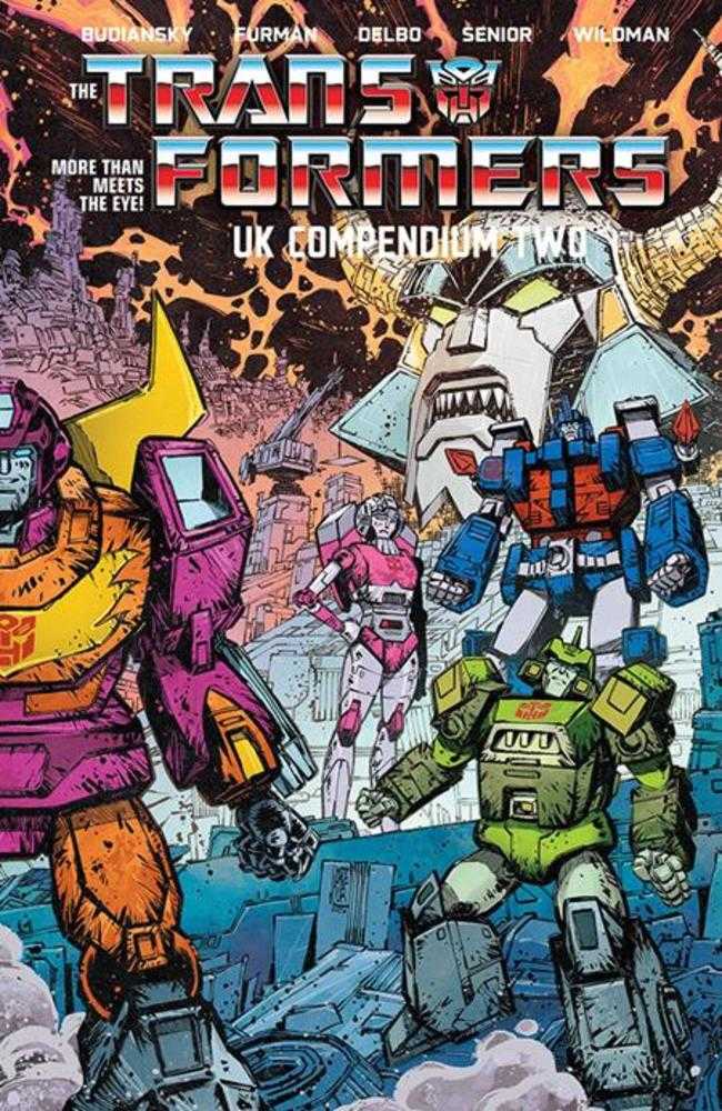 Transformers UK Compendium Book 02 TPB Jorge Corona & Mike Spicer Cover