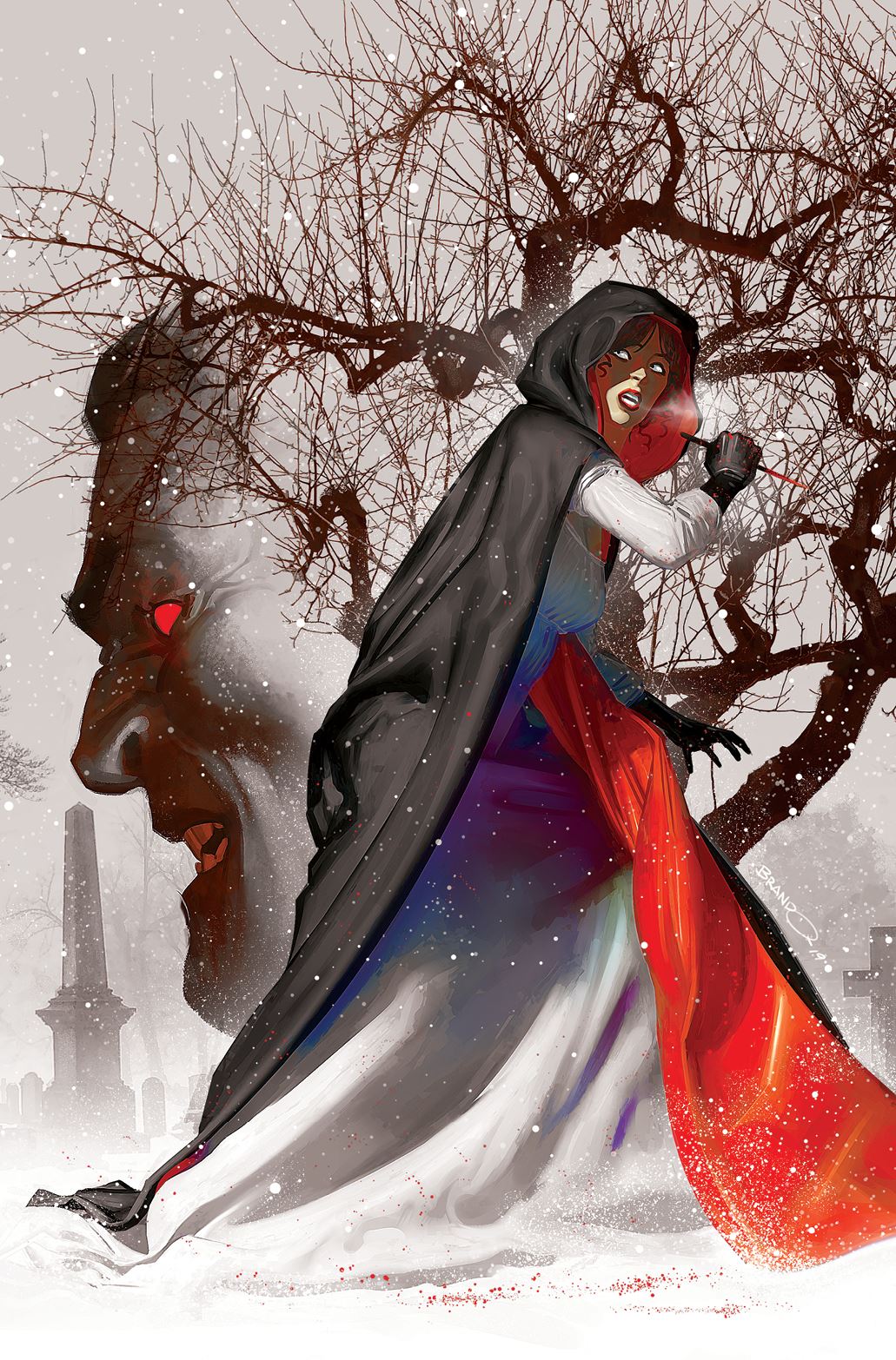 Mary Shelley: Monster Hunter (2019) #1 Store Exclusive Grey Tones Virgin Variant