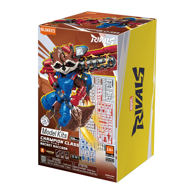 Marvel Rivals Champion Class 08 Rocket Raccoon Model Kit