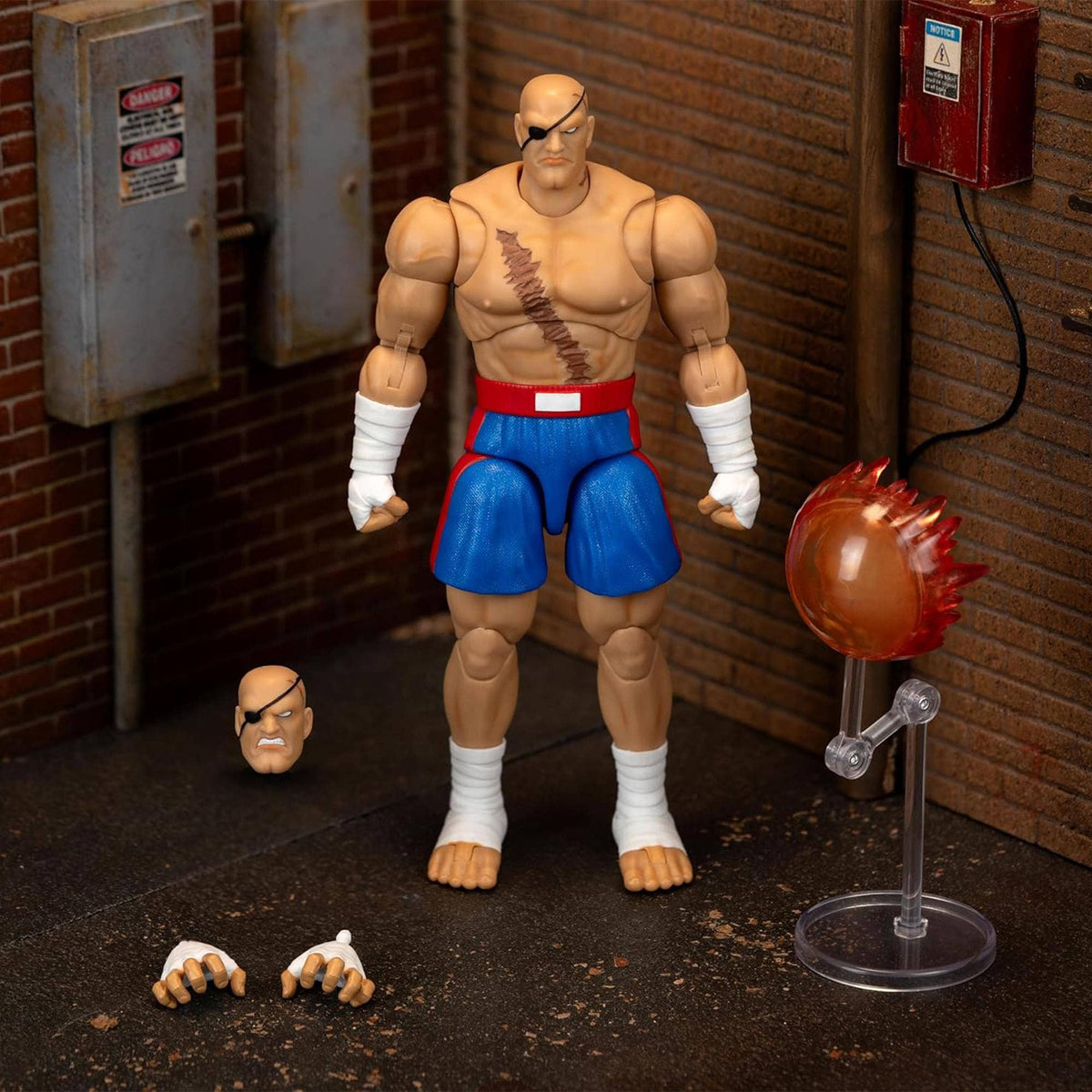 Street Fighter II Sagat 1:12 Scale Action Figure
