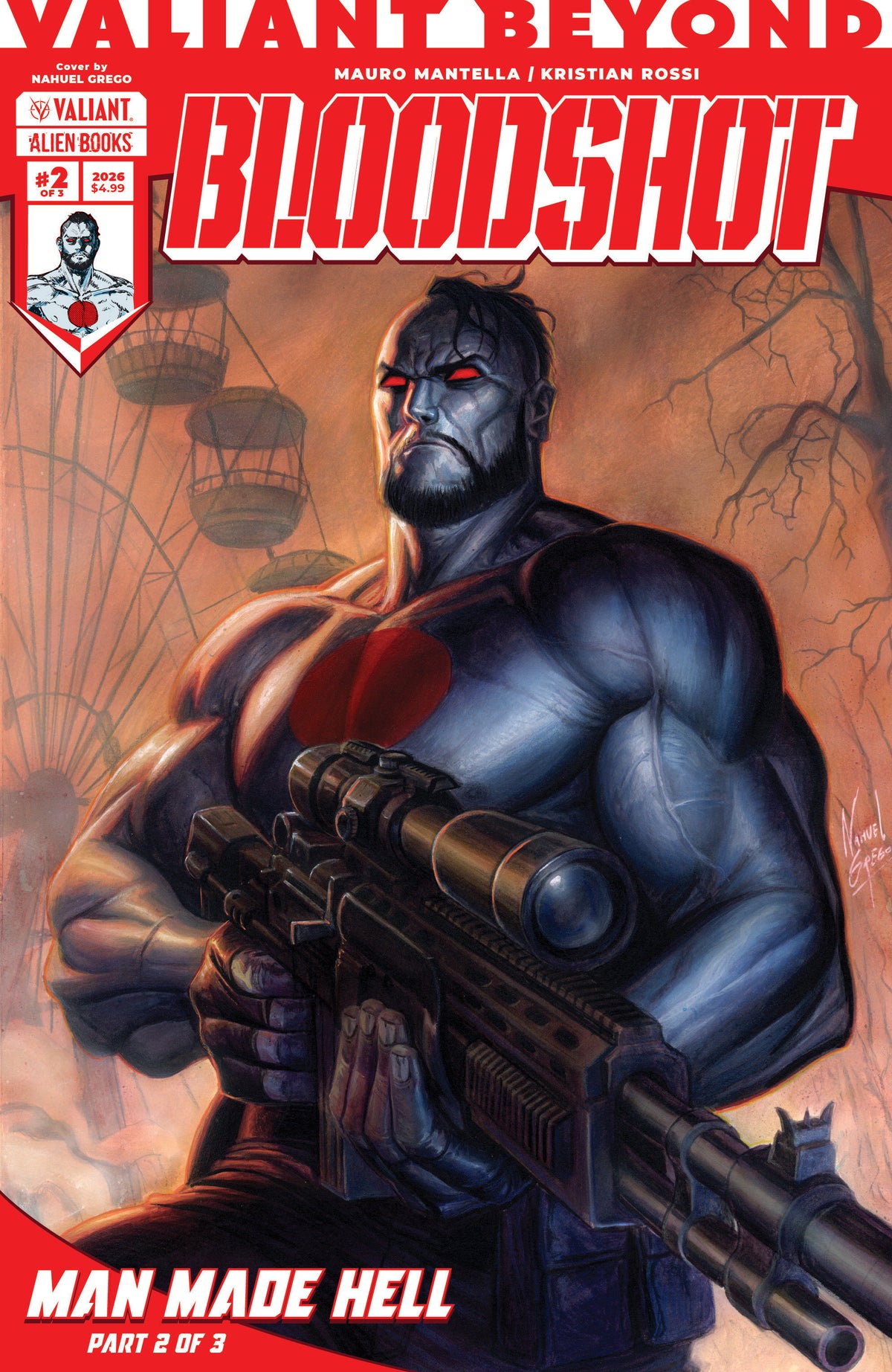Valiant Beyond: Bloodshot #5 Man Made Hell #2 Cover A (Grego)