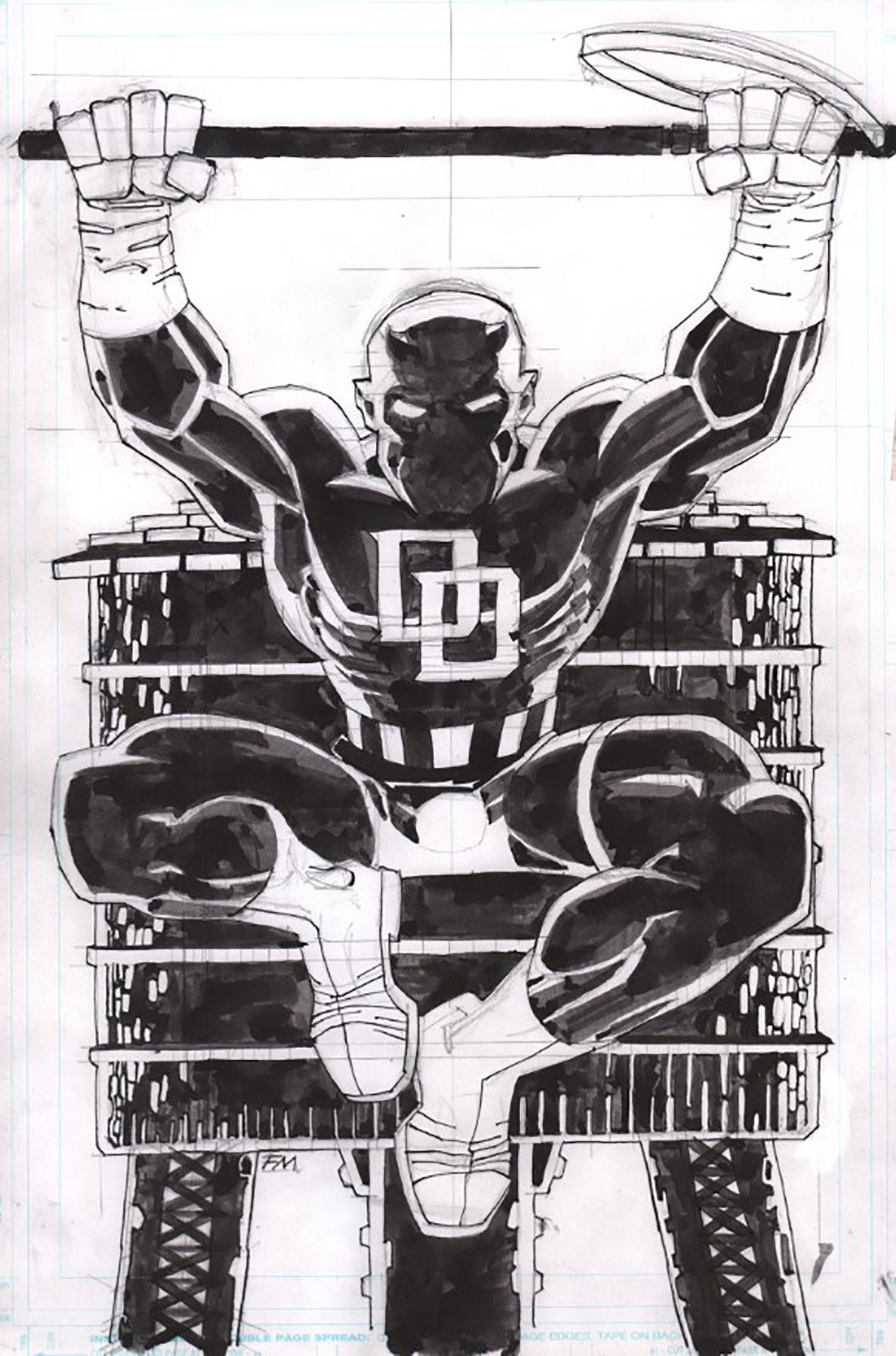 Daredevil: Cold Day In Hell (2025) #1 (2nd Print) Frank Miller 1:25 Variant