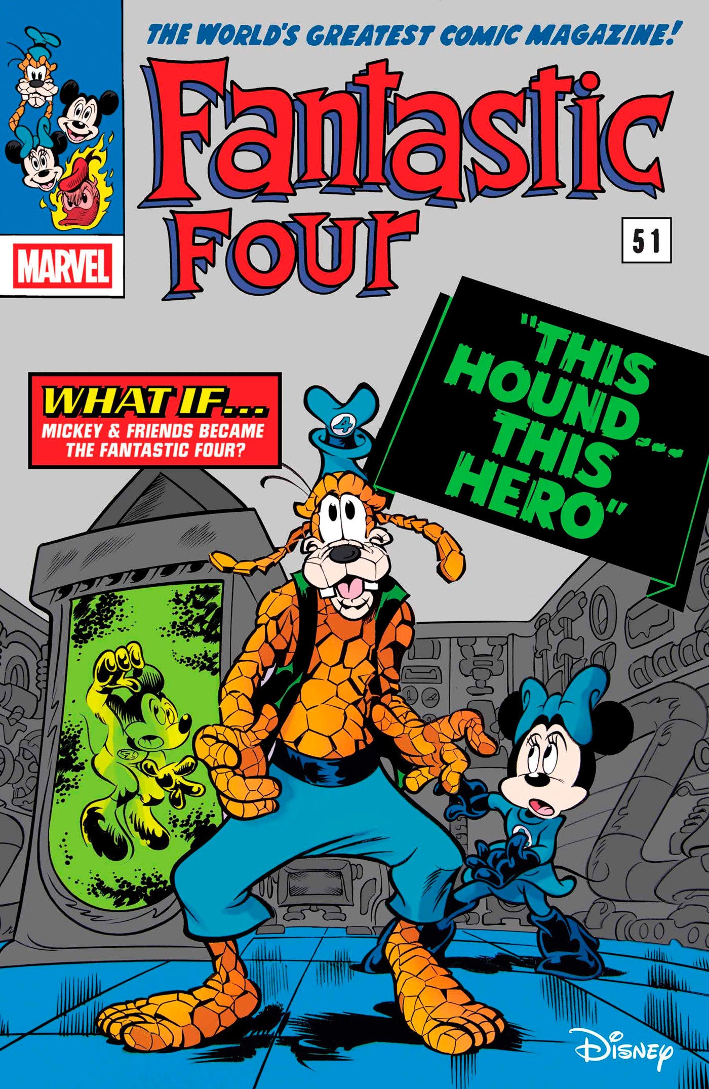 Fantastic Four (2022) #29 Paolo Mottura Disney What If? Fantastic Four Homage Variant