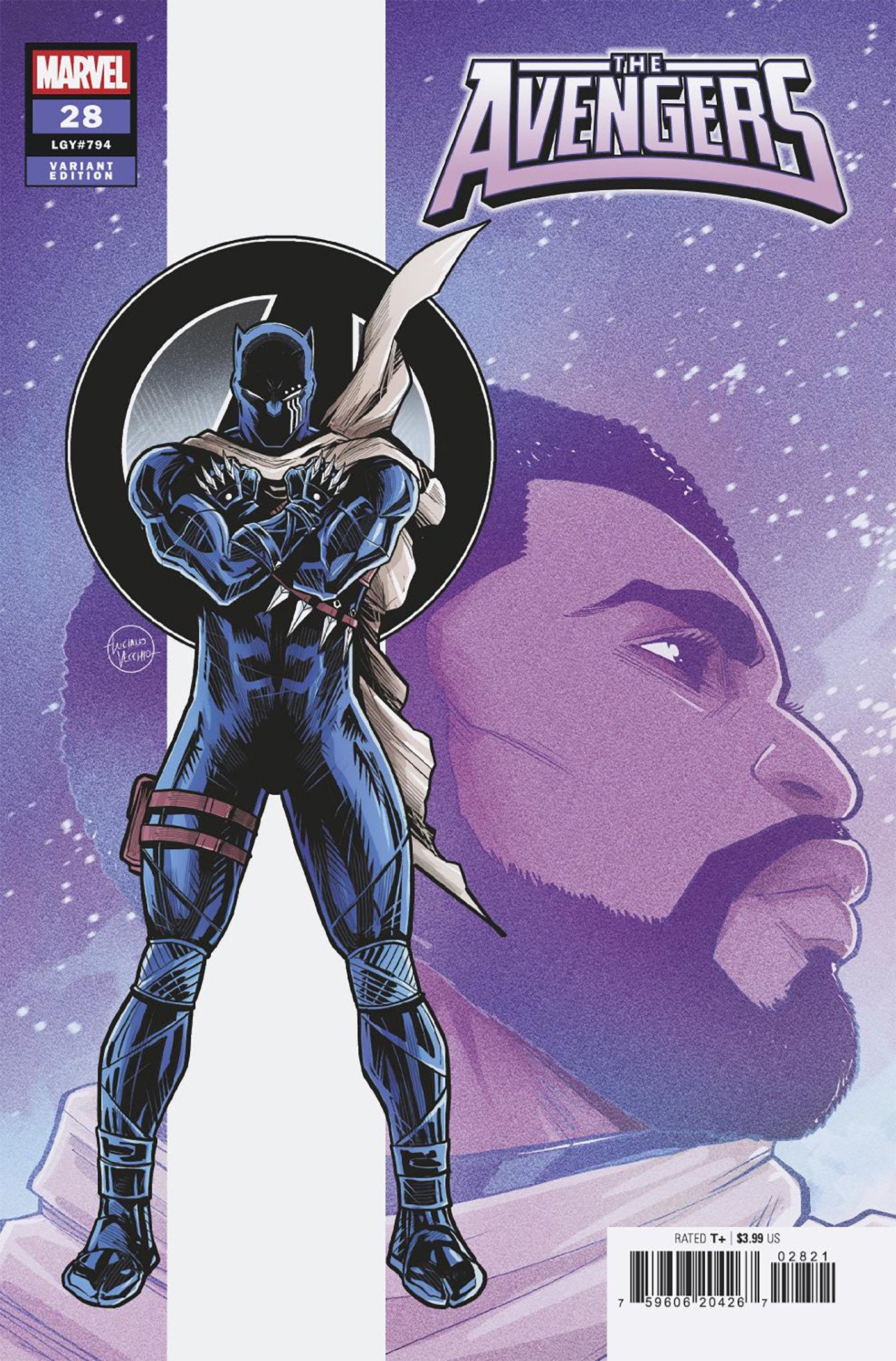 Avengers (2023) #28 Luciano Vecchio Black Panther Variant