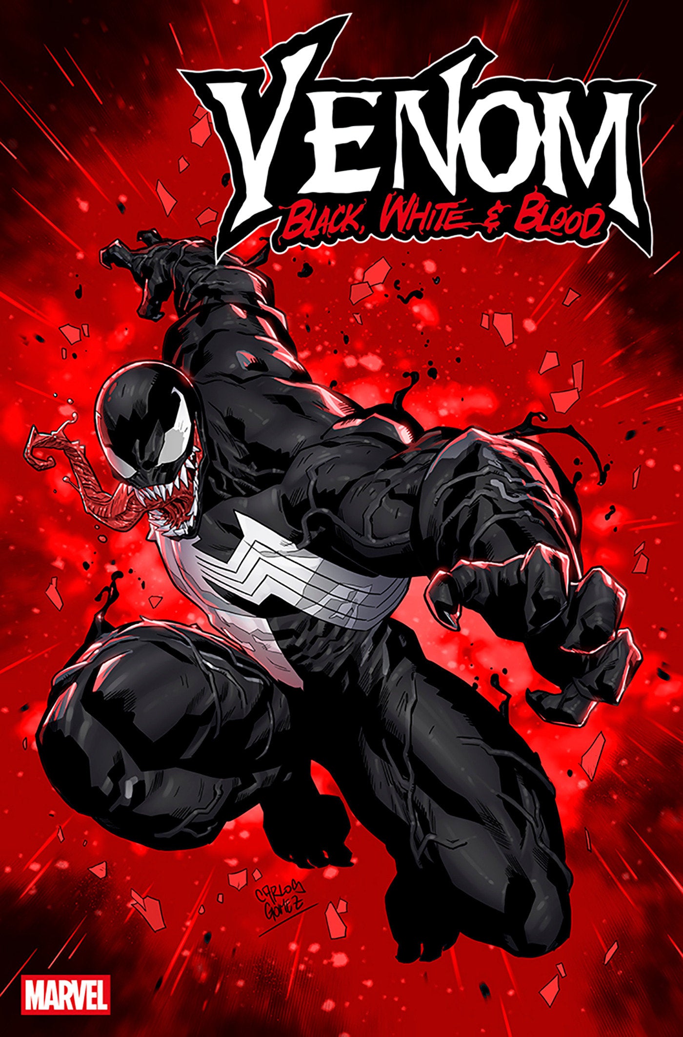 Venom: Black, White & Blood #2 Carlos Gomez 1:25 Variant
