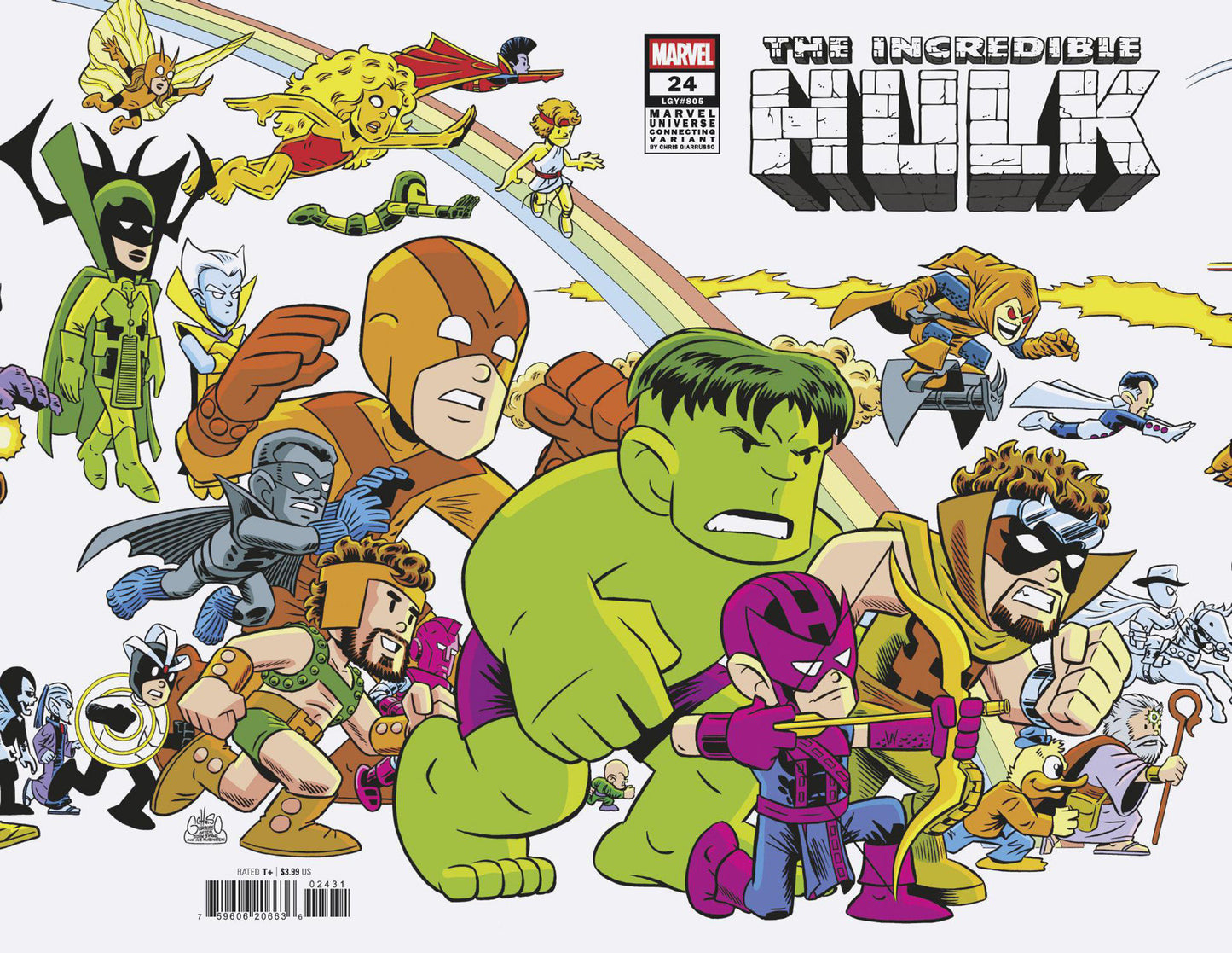 Incredible Hulk (2023) #24 Chris Giarrusso Marvel Universe Connecting Wrap Variant E