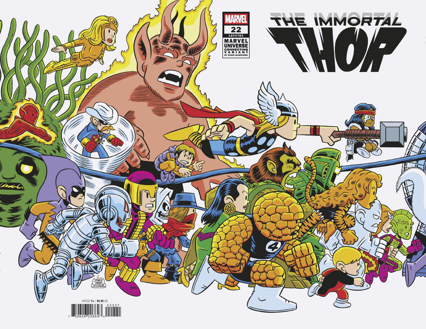 Immortal Thor (2023) #22 Chris Giarrusso Marvel Universe Connecting Wrap Variant