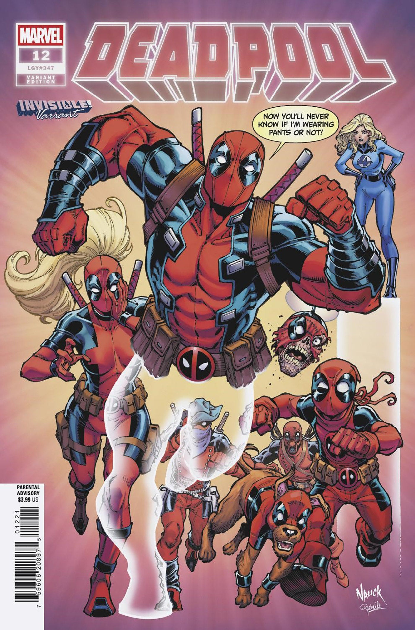 Deadpool (2024) #12 Todd Nauck Invisible! Variant