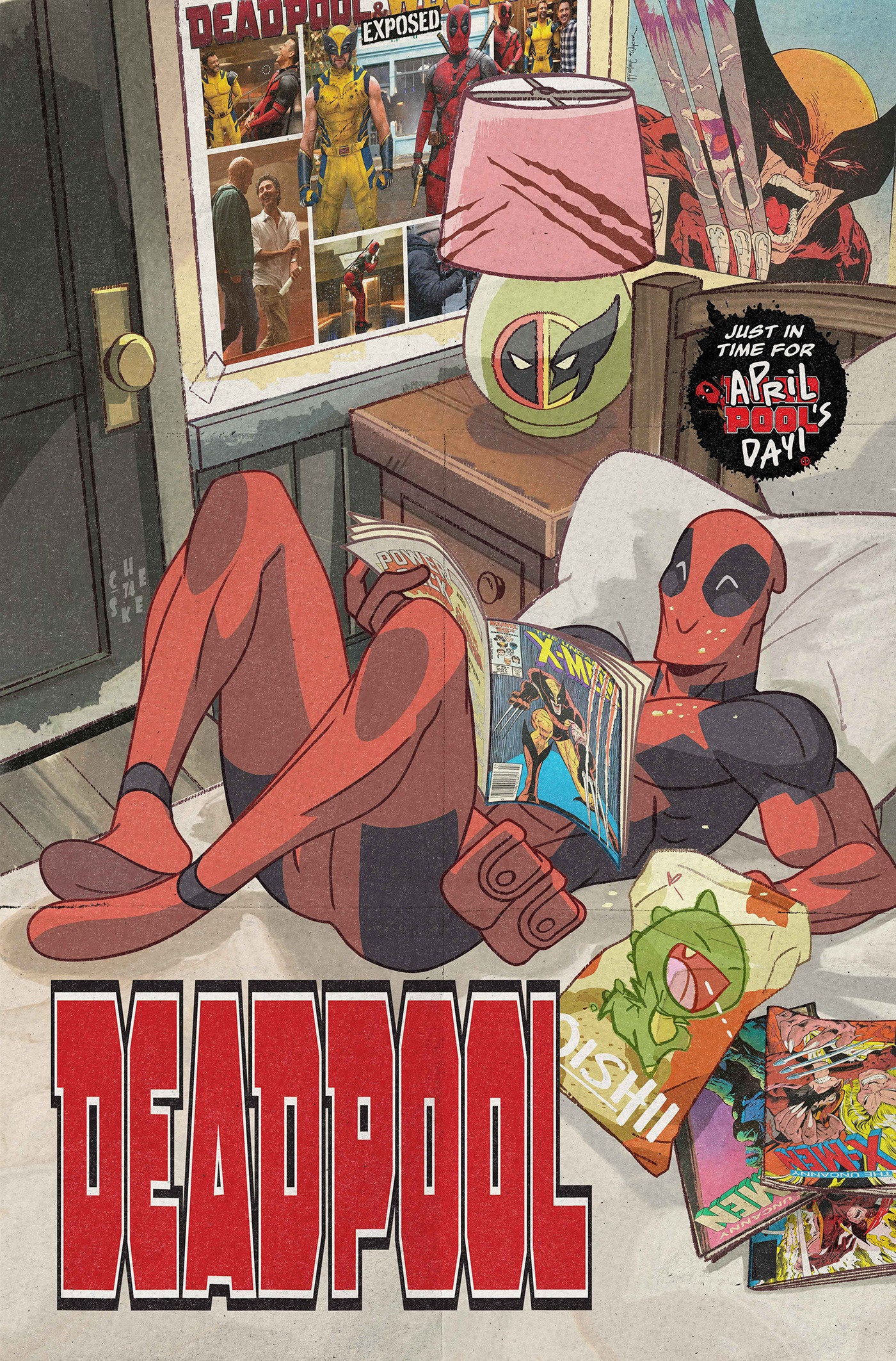Deadpool (2024) #13 Sean Galloway April Pool's Day Variant