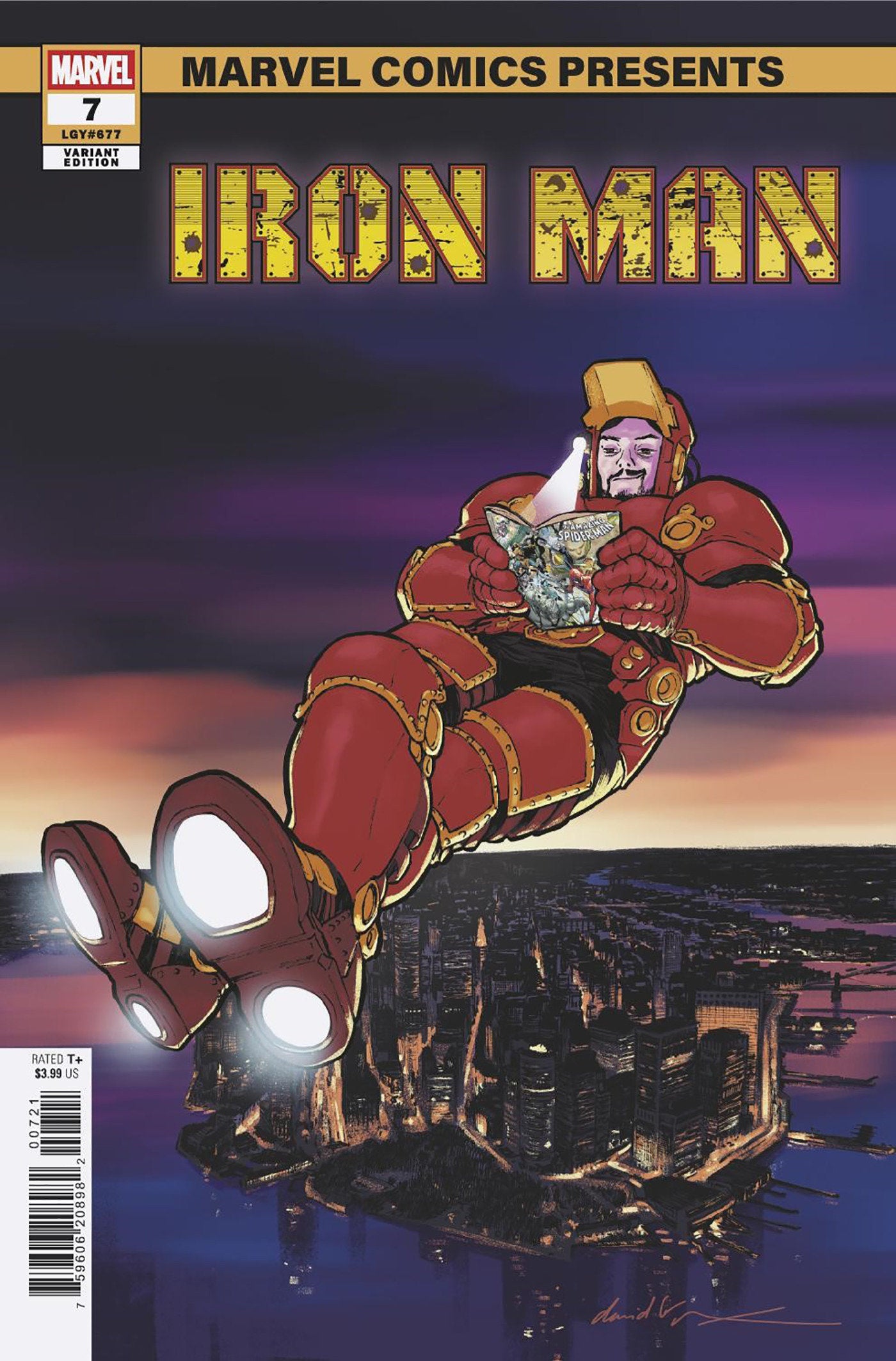 Iron Man (2024) # 7 David Lopez Marvel Comics Presents Variant