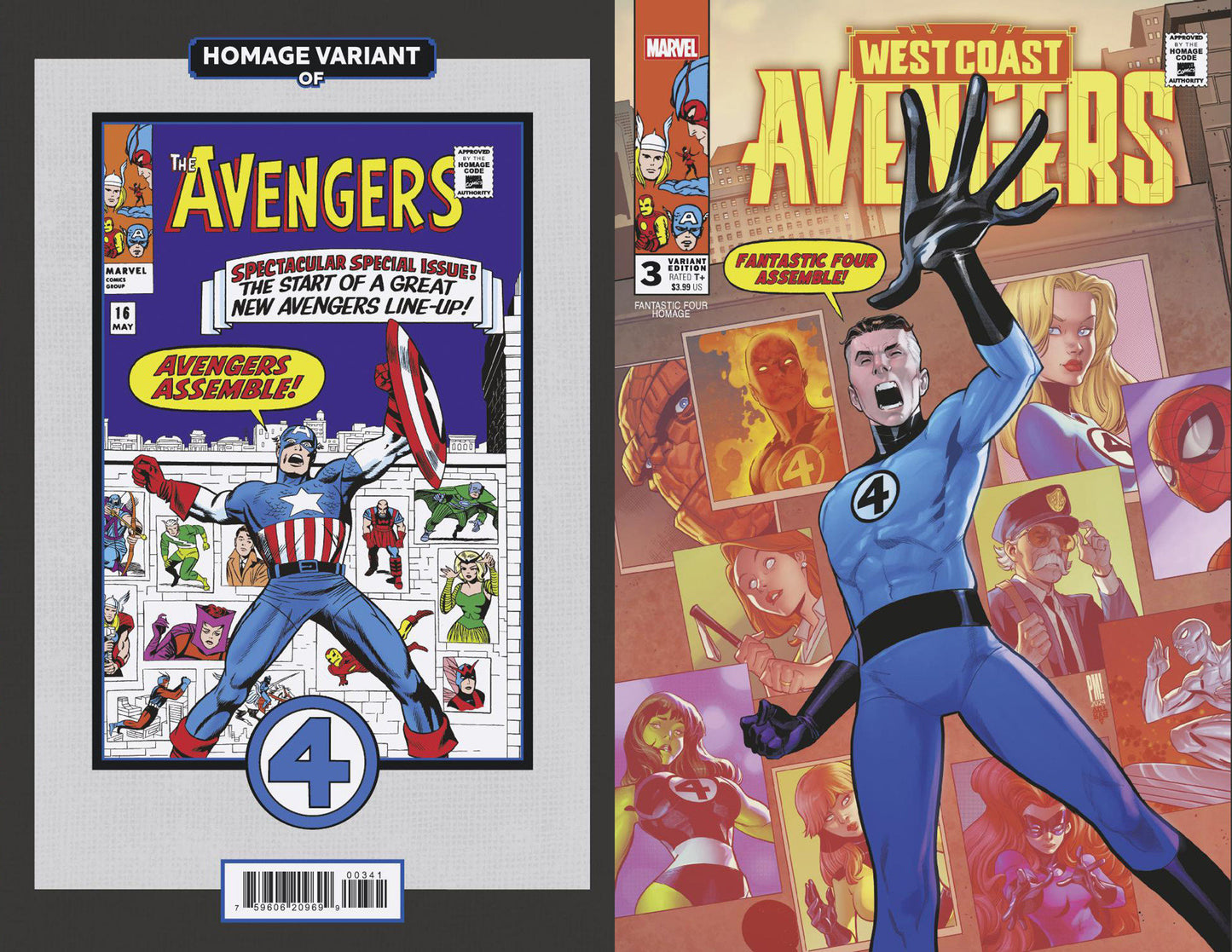 West Coast Avengers (2024) # 3 Paco Medina Fantastic Four Homage Variant