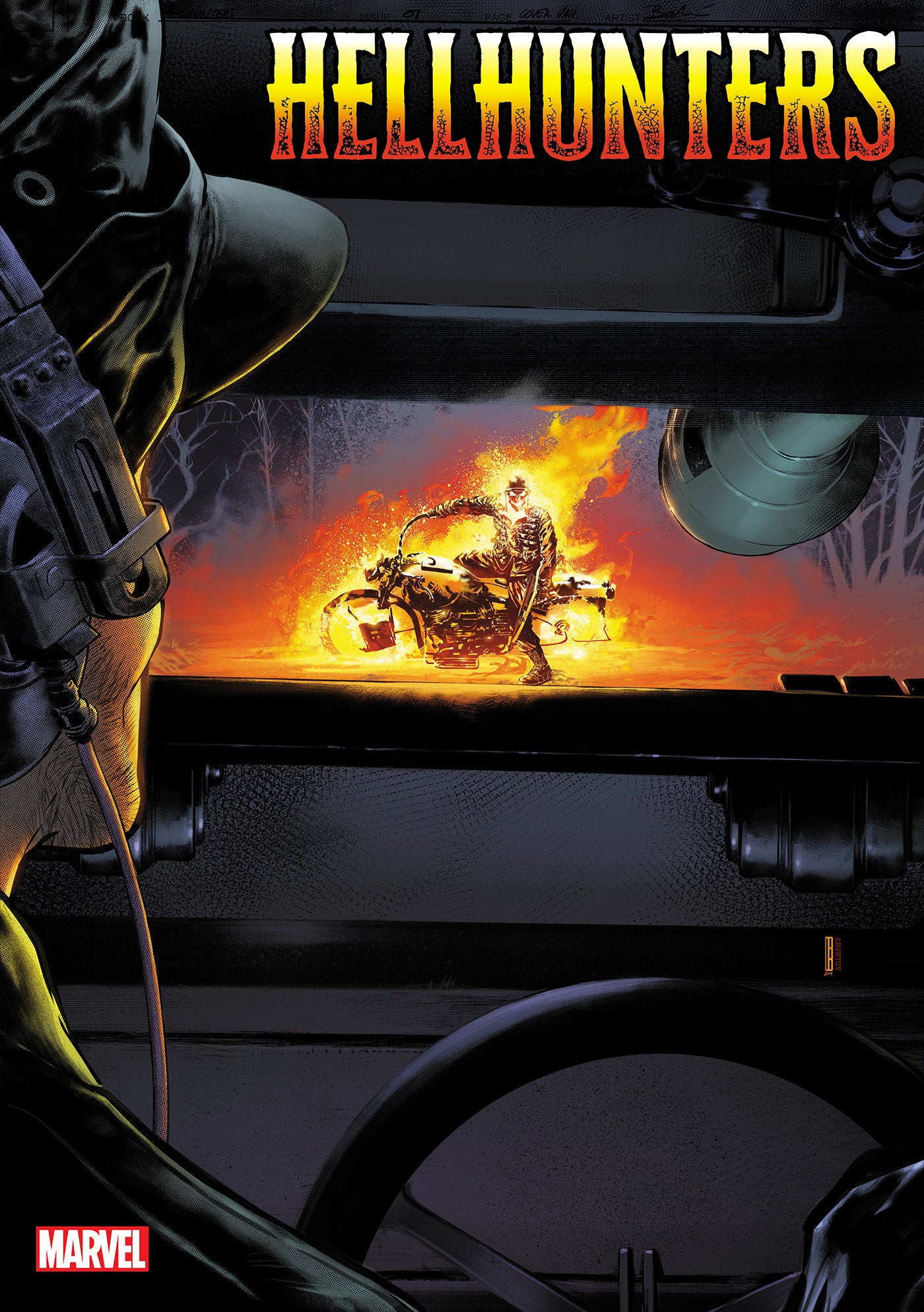 Hellhunters (2024) #1 David Baldeon Windowshades Variant