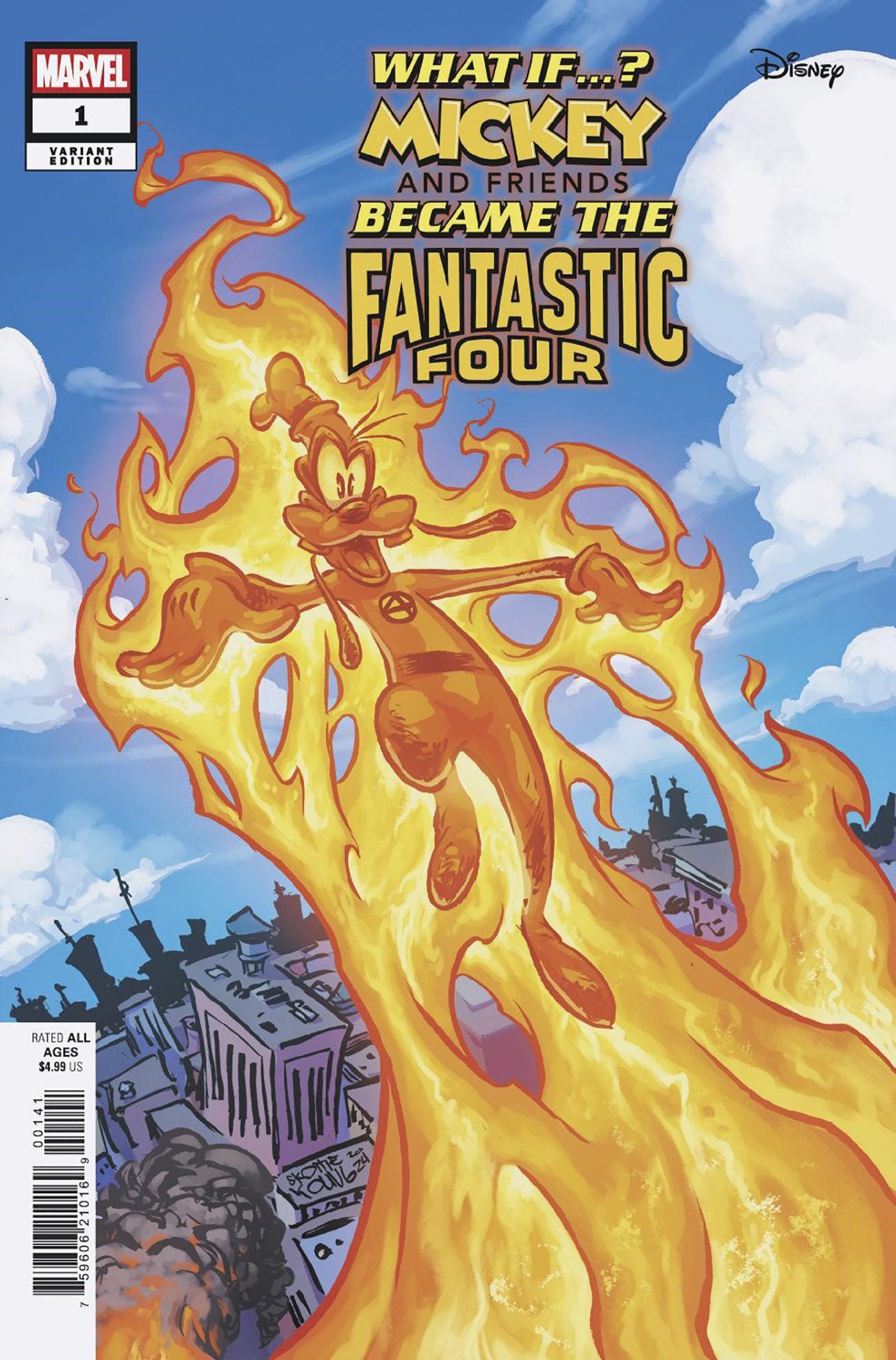 What If...? Mickey & Friends Became The Fantastic Four (2025) #1 Skottie Young Variant