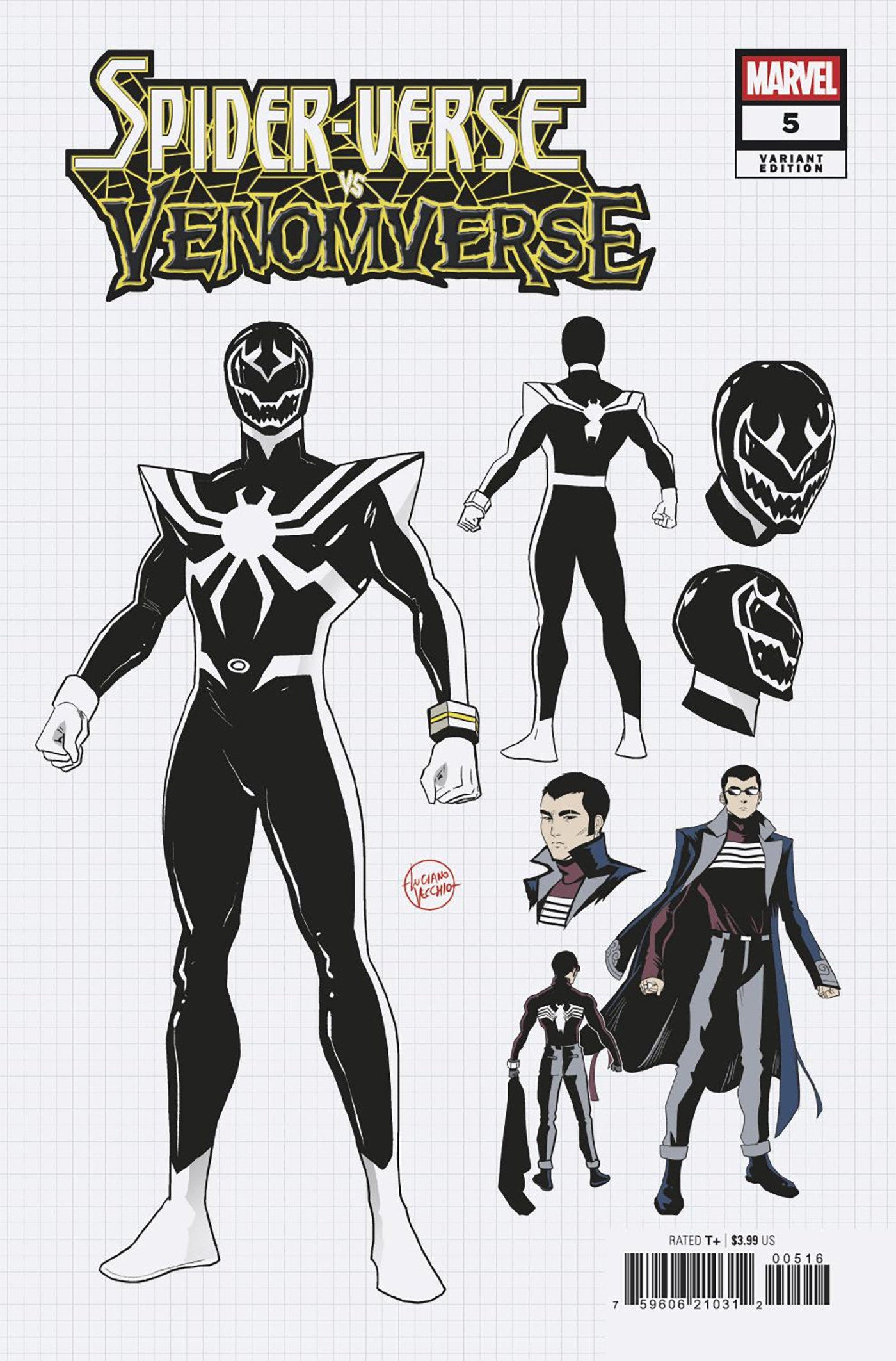 Spider Verse vs. Venomverse #5 Luciano Vecchio 1:10 Design Variant