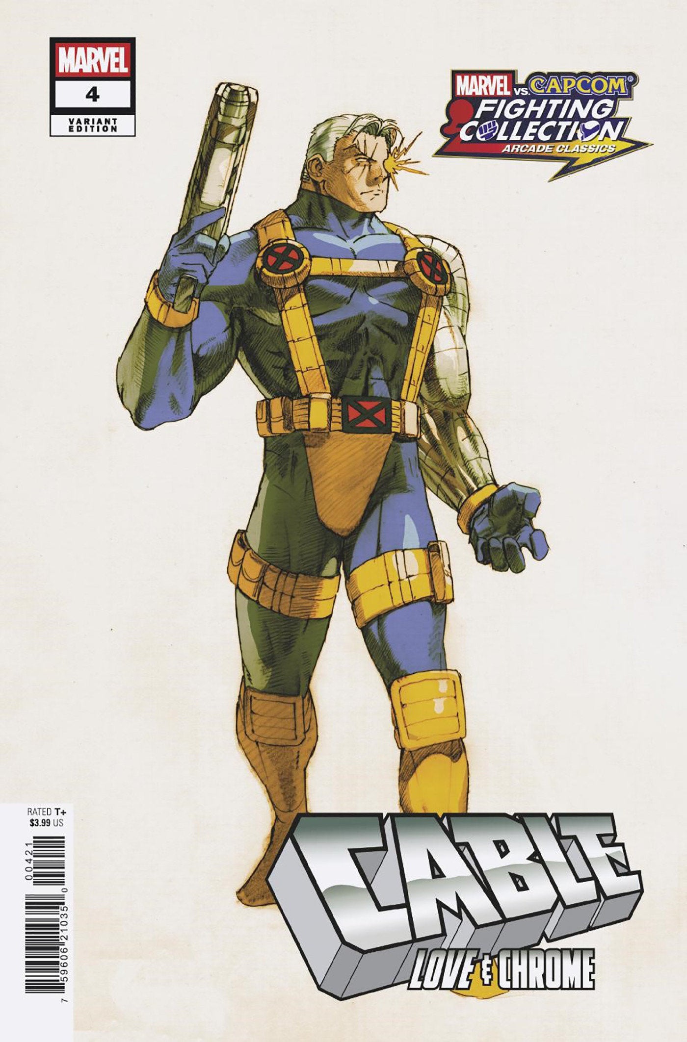 Cable: Love And Chrome (2025) #4 Bengus Marvel vs. Capcom Variant