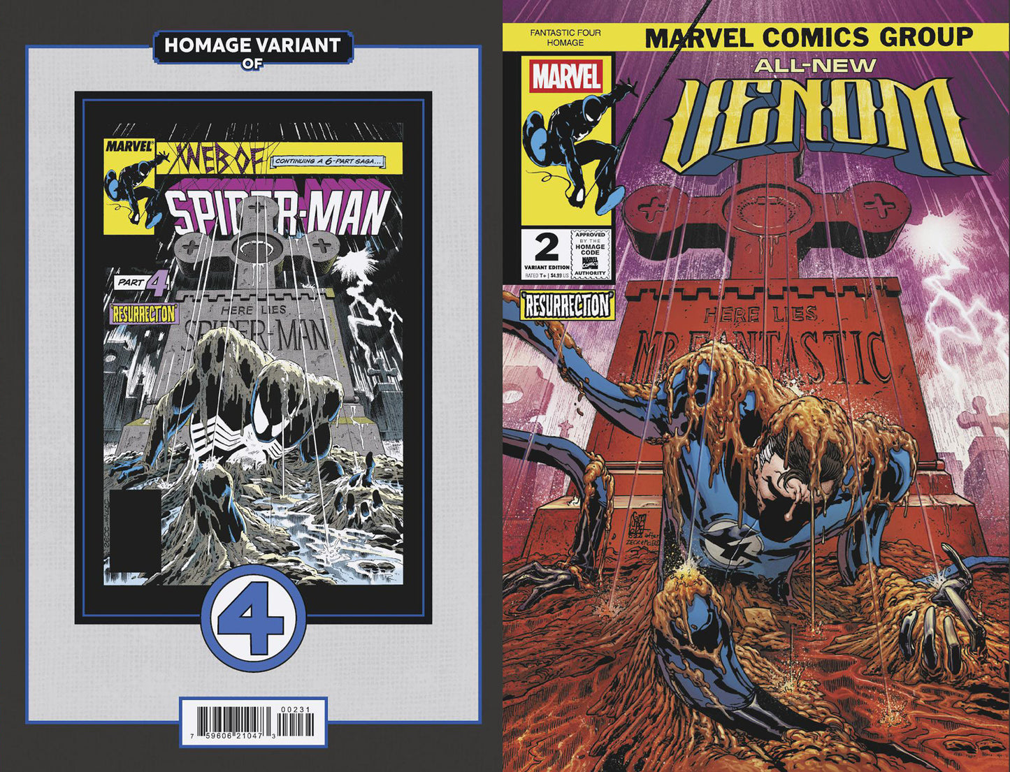 All-New Venom (2024) # 2 Giuseppe Camuncoli Fantastic Four Homage Variant