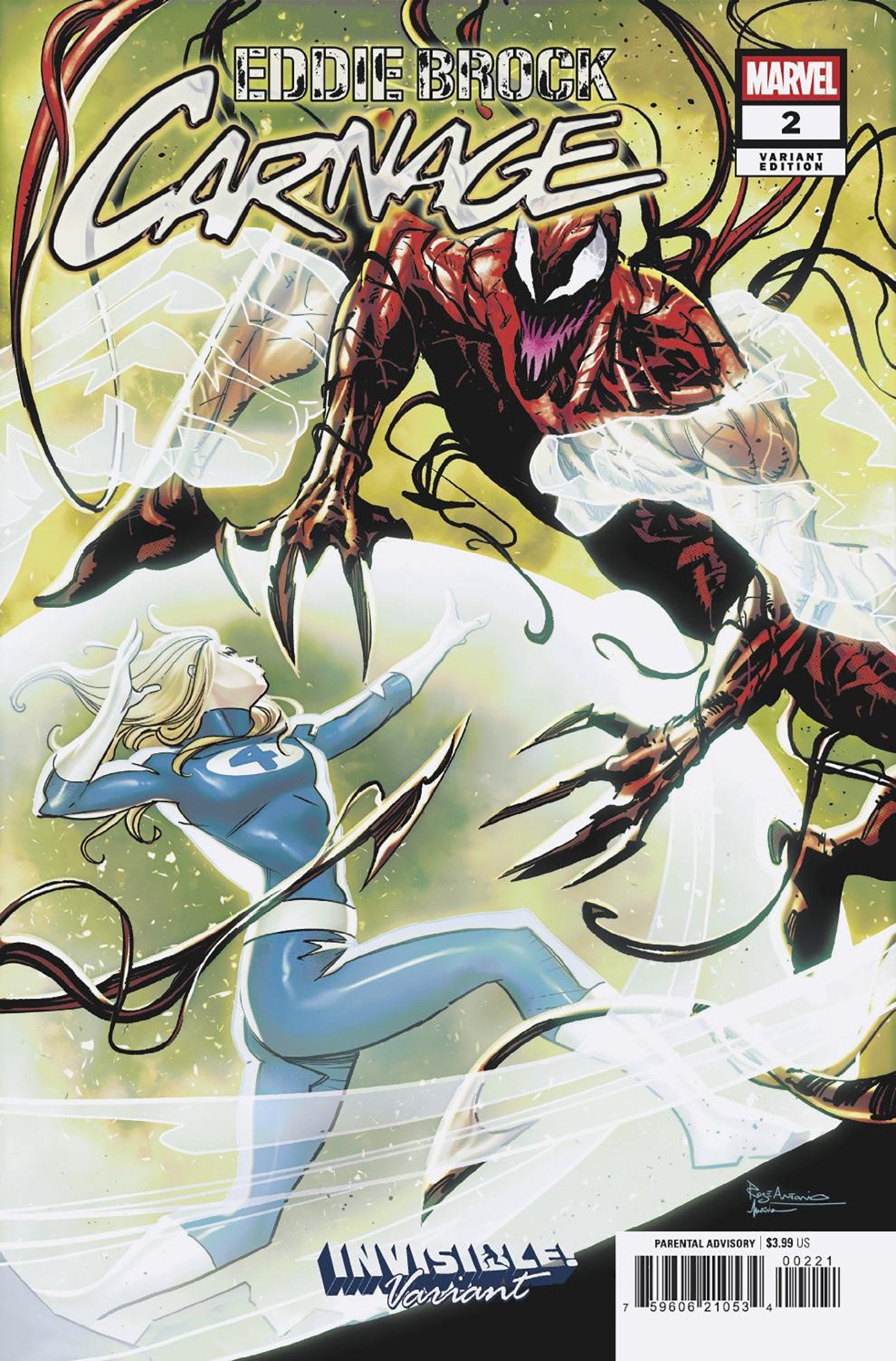 Eddie Brock: Carnage (2025) #2 Roge Antonio Invisible Variant