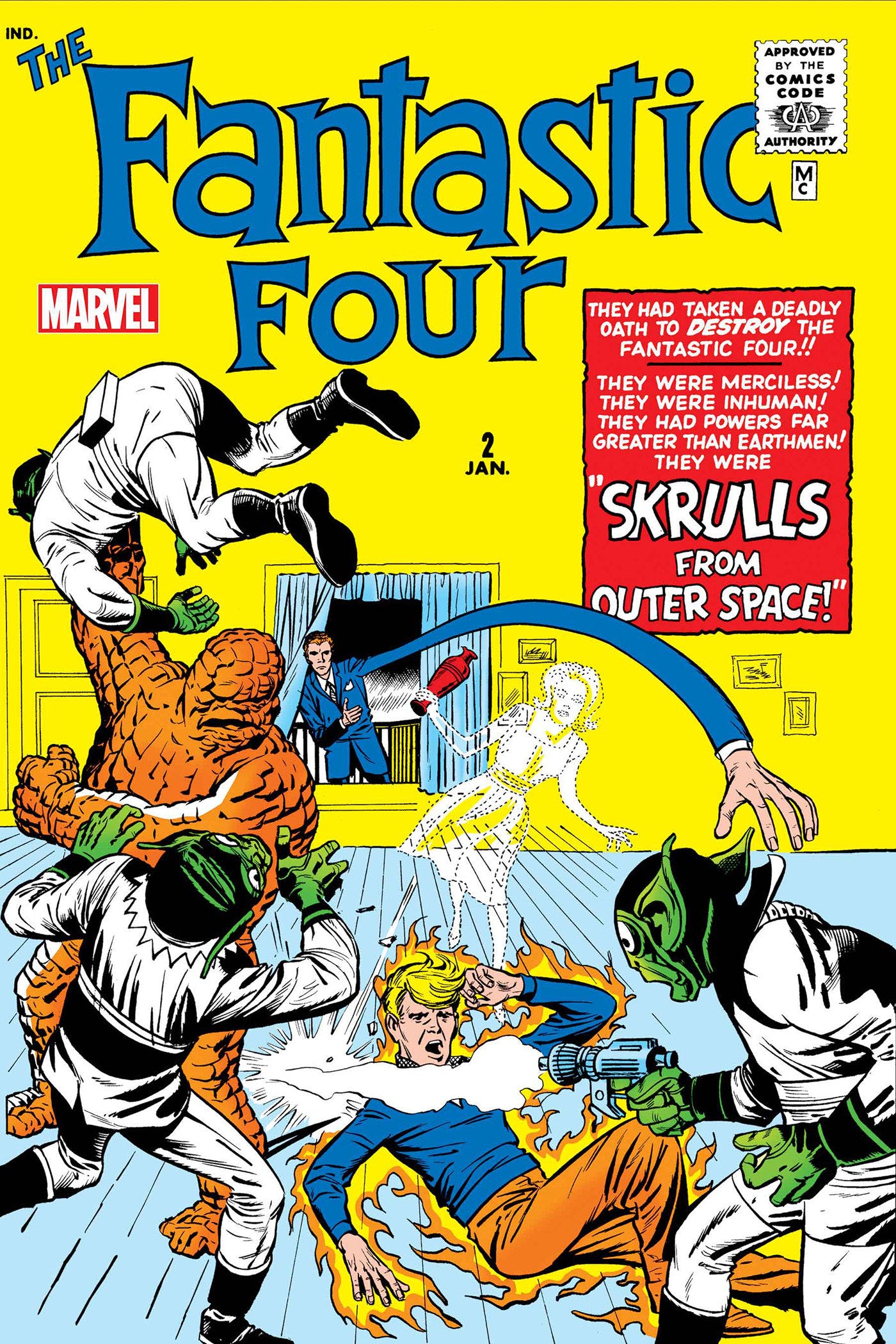 Fantastic Four # 2 Facsimile Edition Foil Variant