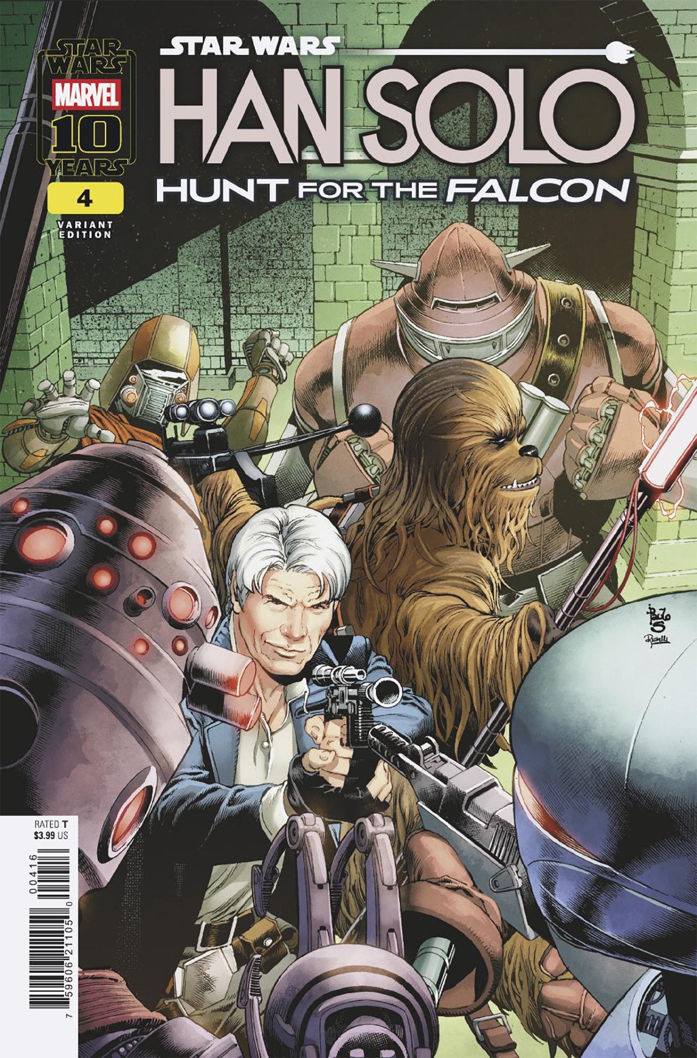 Star Wars: Han Solo Hunt For The Falcon #4 Paulo Siqueira 1:25 Variant