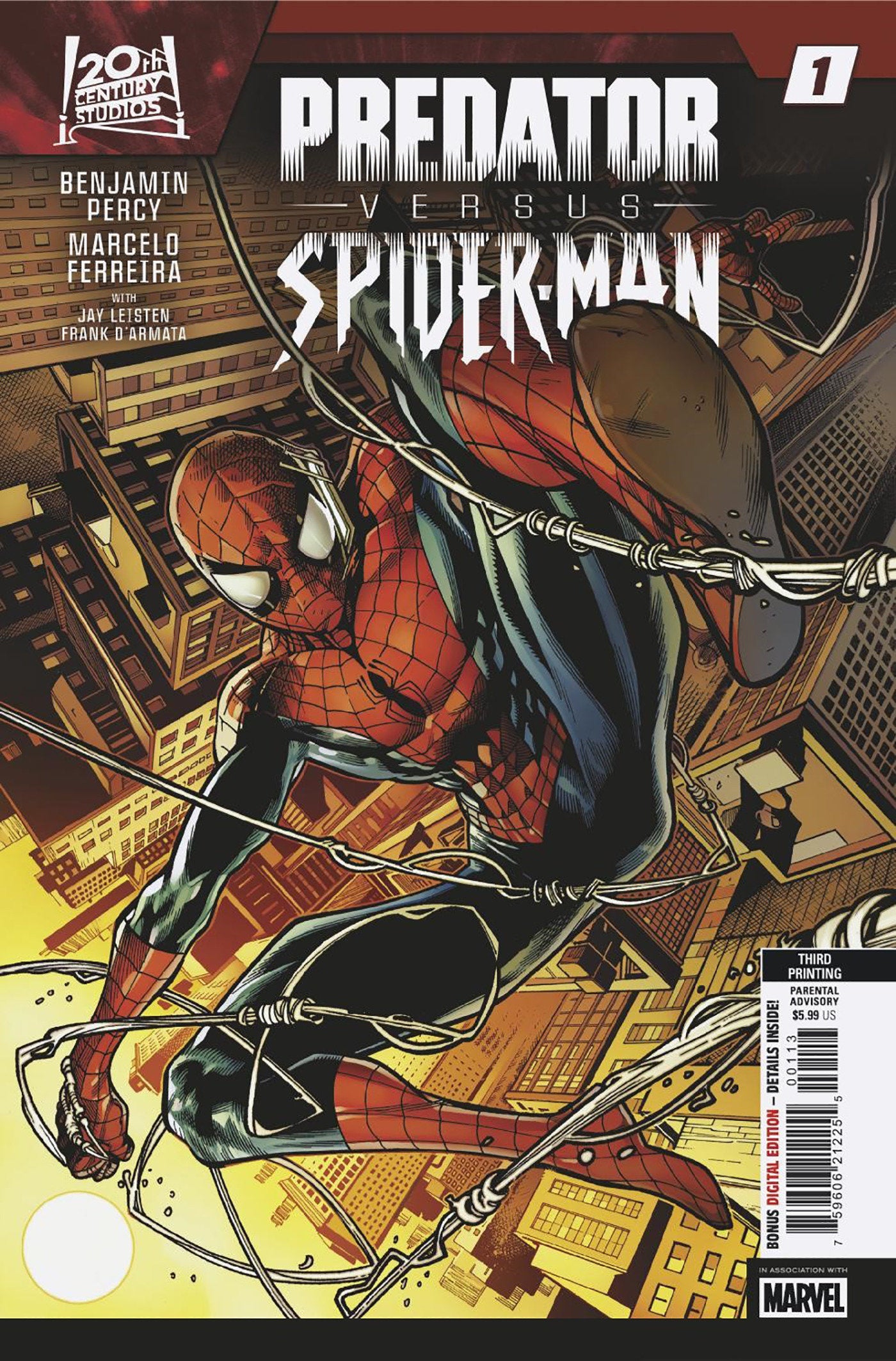 Predator vs Spider-Man (2025) #1 (3rd Print) Marcelo Ferreira Variant