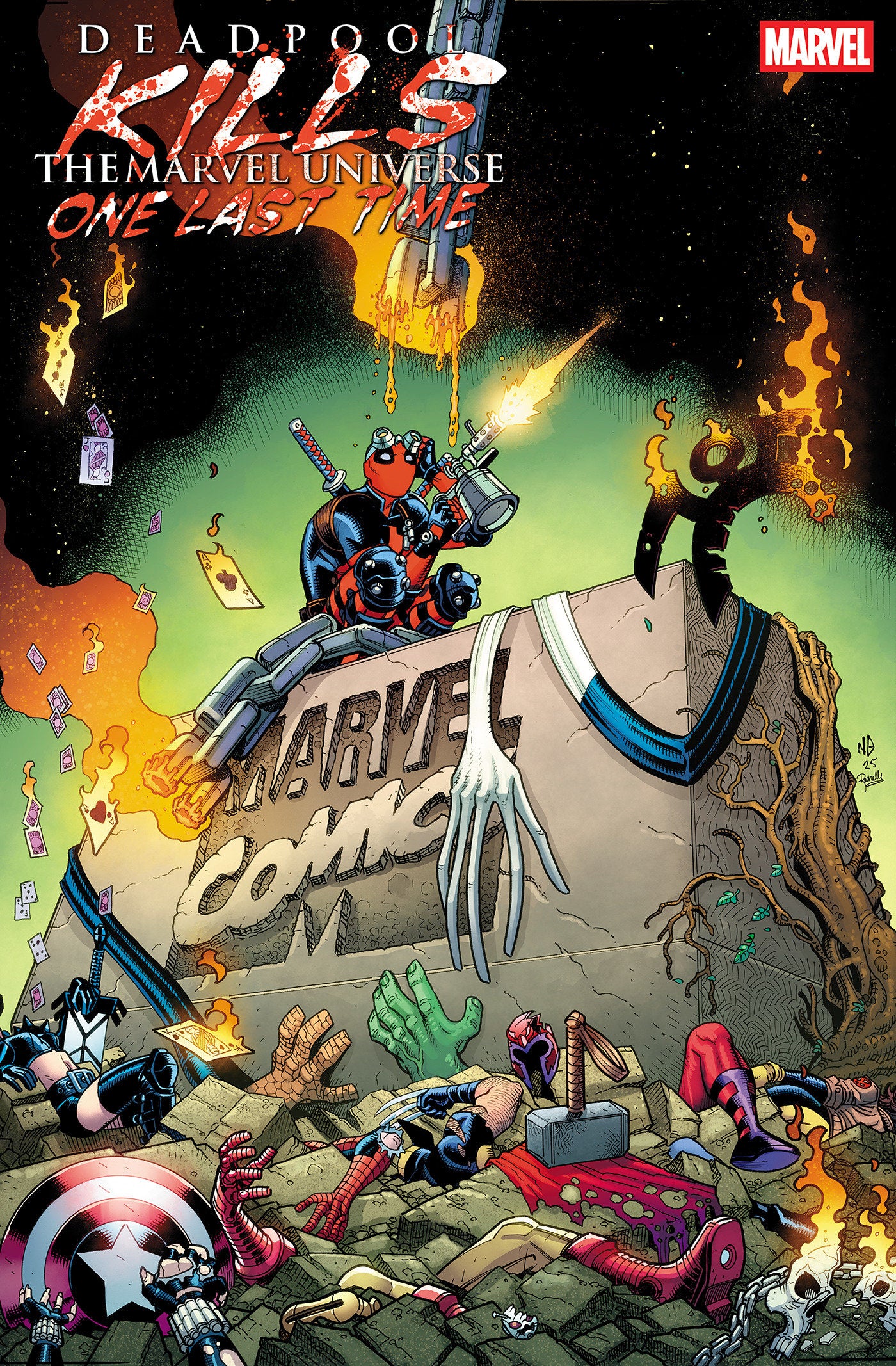 Deadpool Kills The Marvel Universe One Last Time (2025) #1 Nick Bradshaw 1:25 Variant