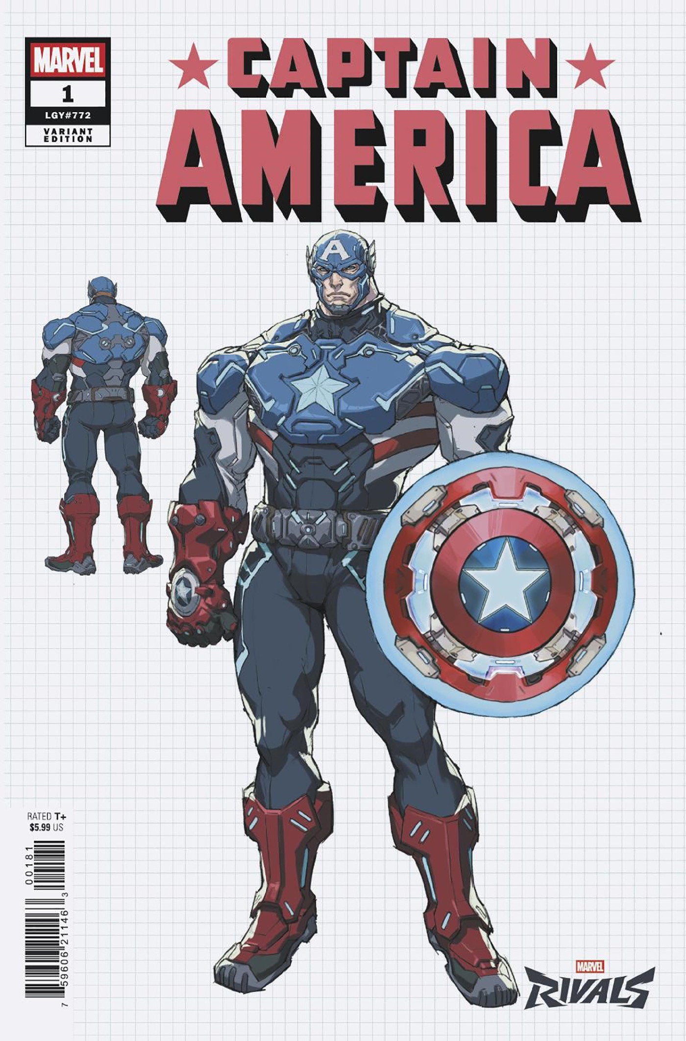 Captain America #1 Netease Games Marvel Rivals Variant
