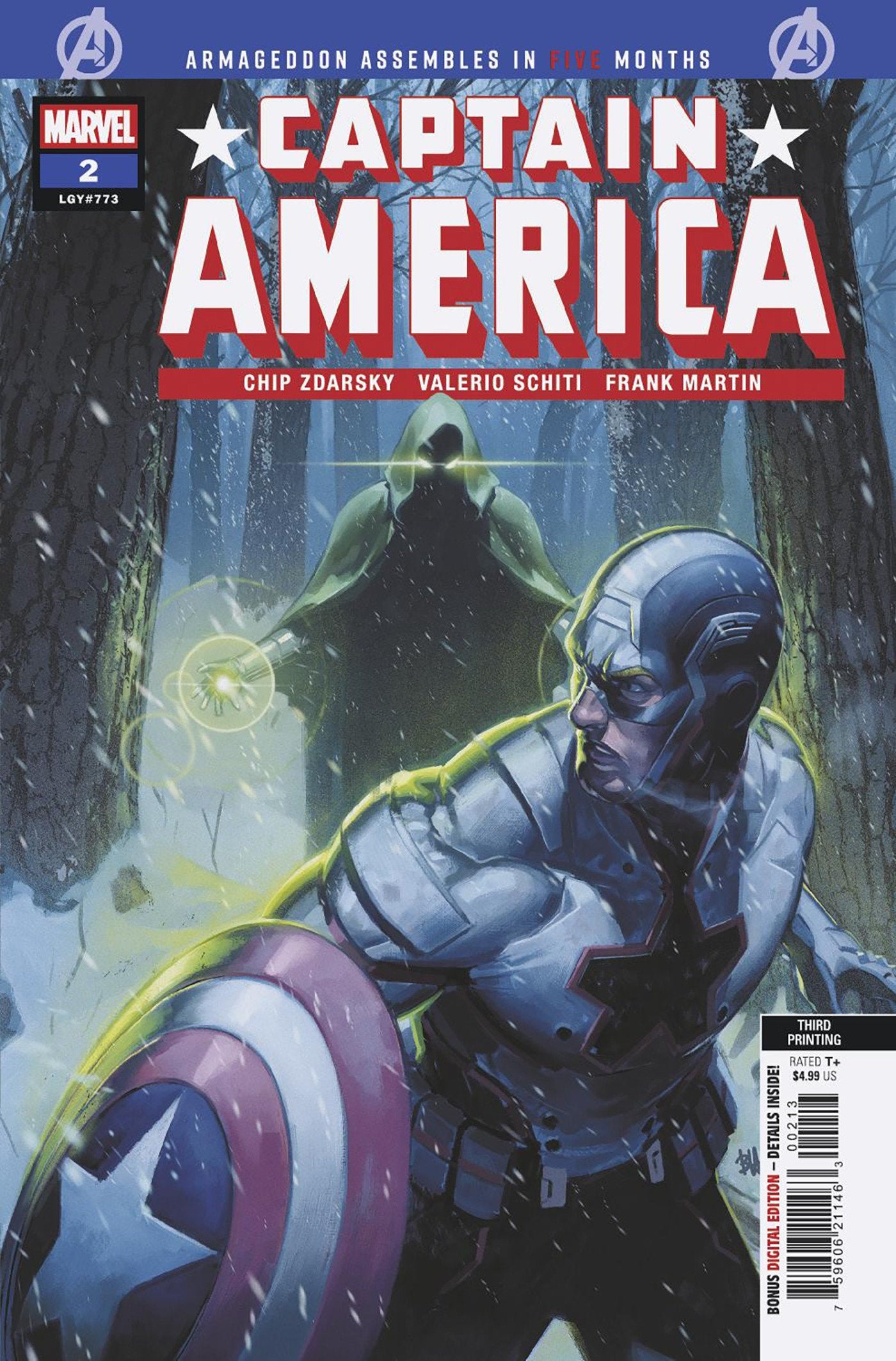 Captain America #2 (3rd Print) Ben Harvey Variant