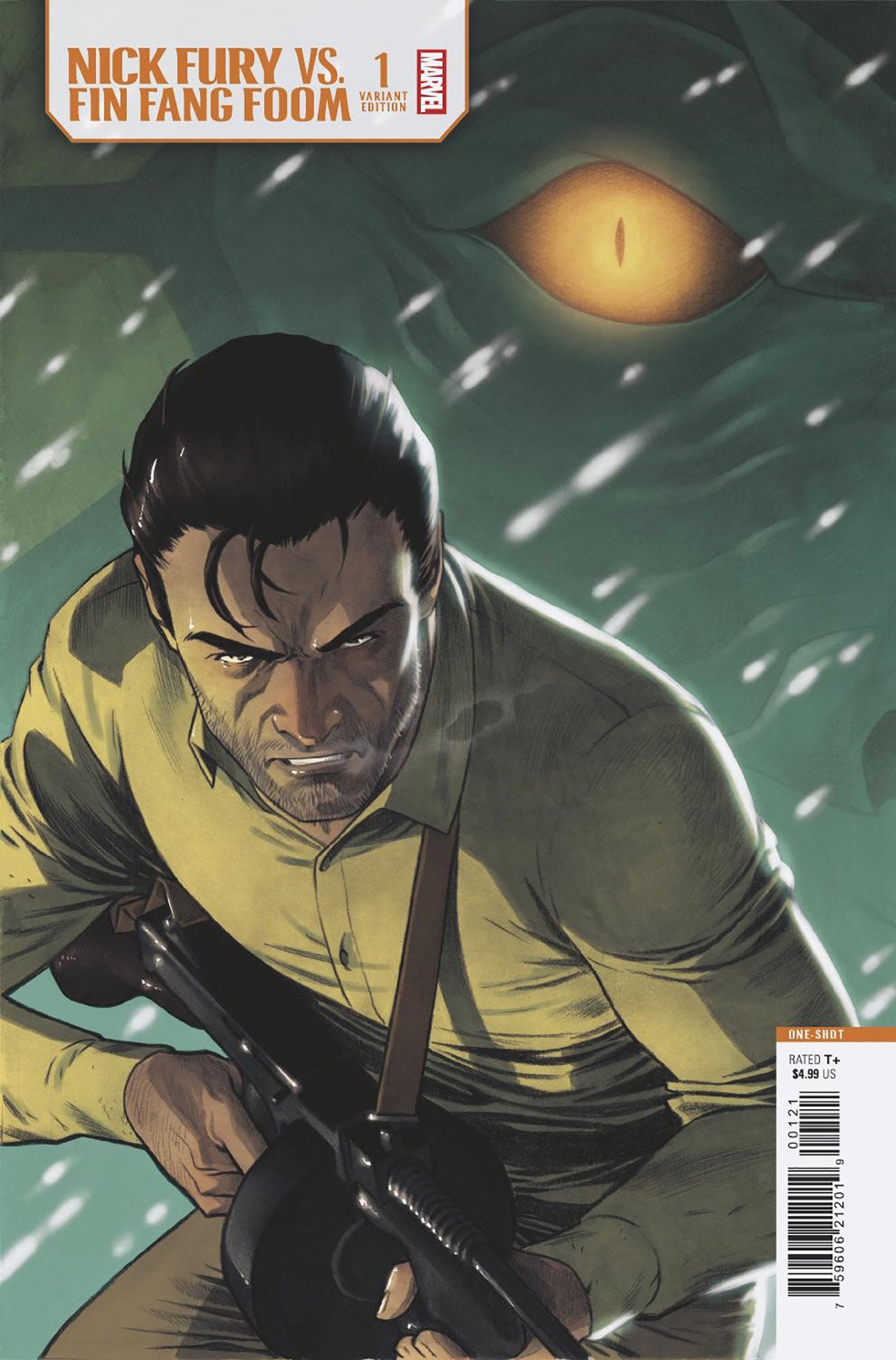 Nick Fury vs Fin Fang Foom (2025) #1 Elena Casagrande Variant