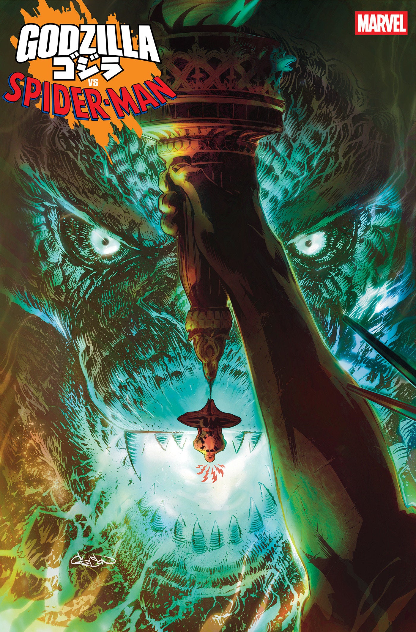 Godzilla vs Spider-Man (2025) #1 Patrick Gleason Foil Variant