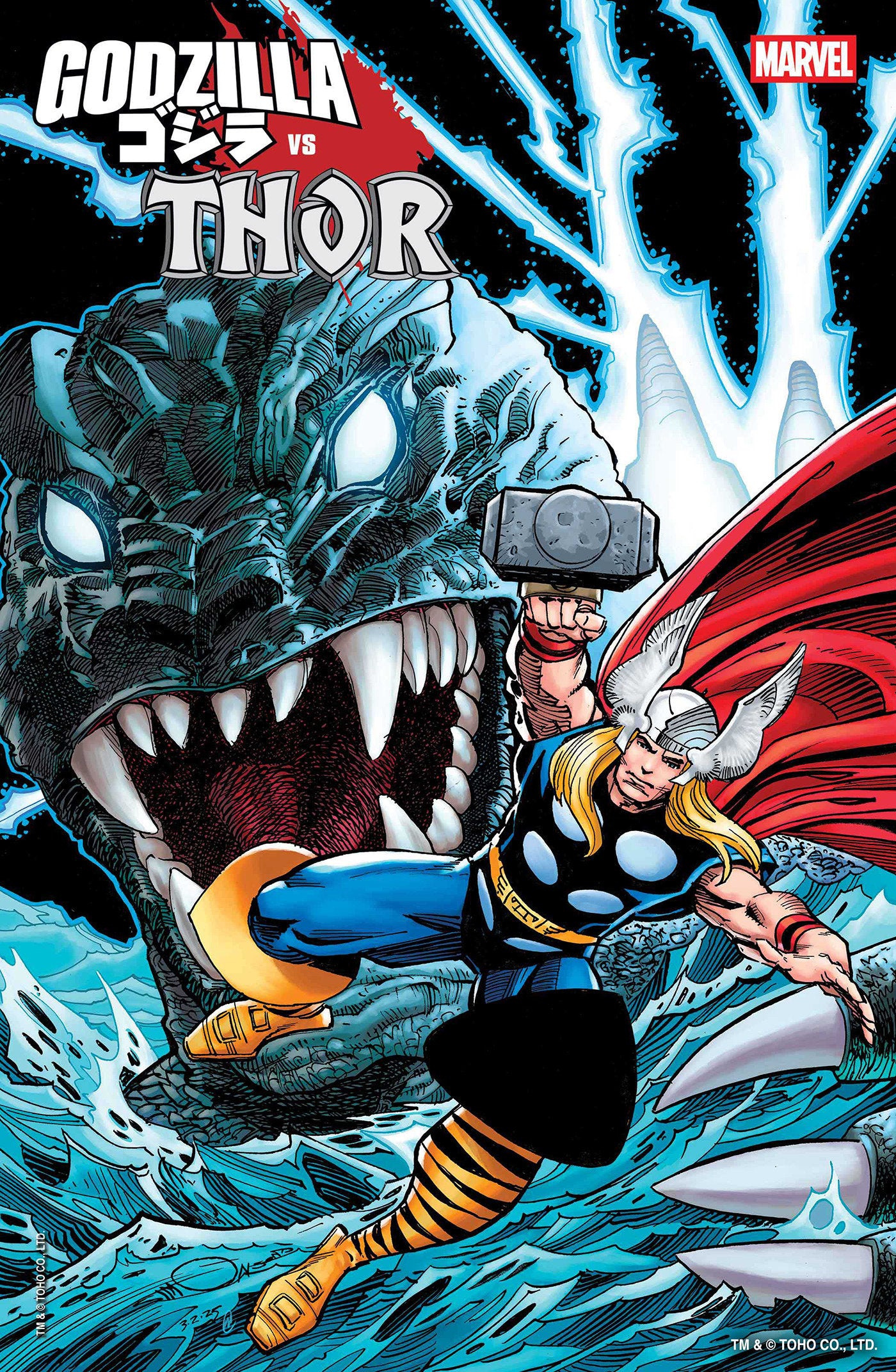 Godzilla vs Thor (2025) #1 Walter Simonson Variant