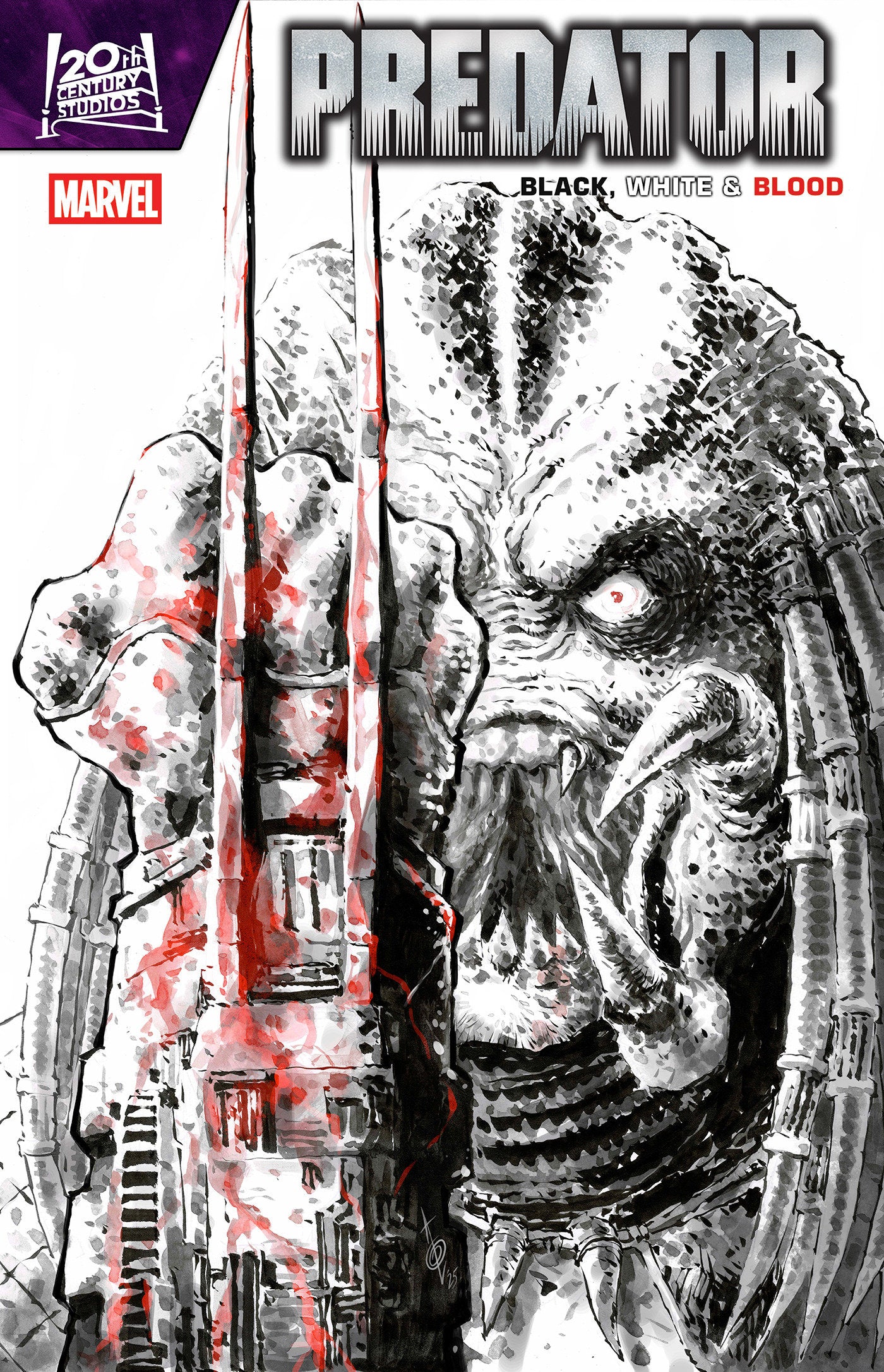 Predator: Black, White & Blood #3 Alan Quah 1:25 Variant