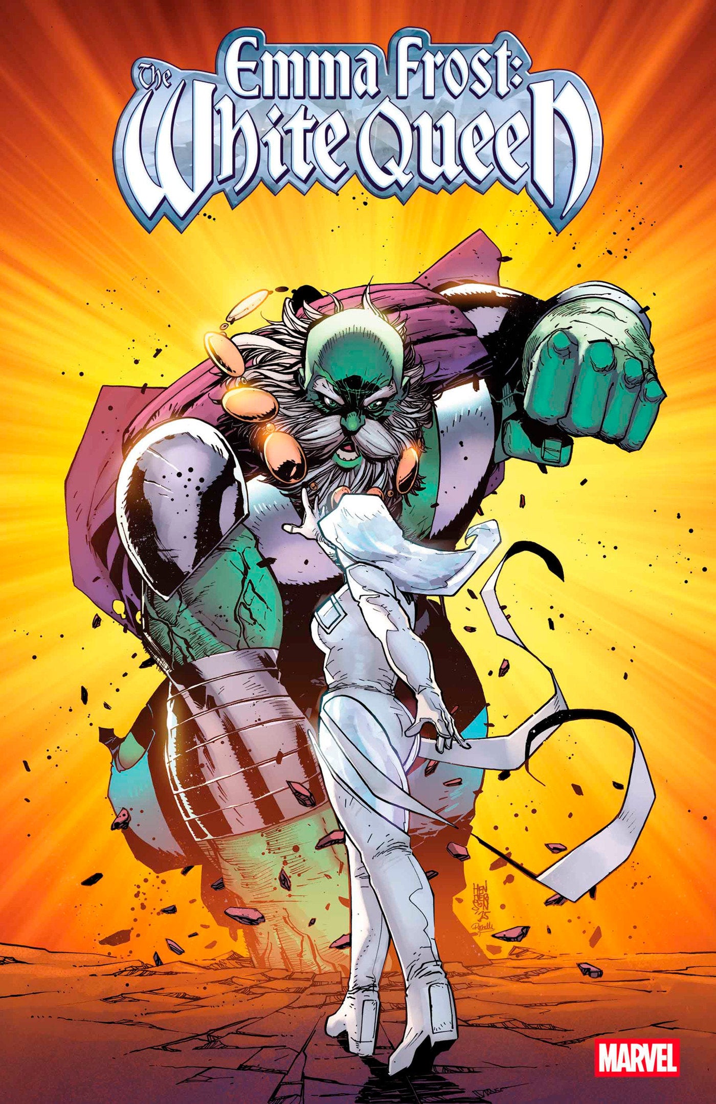 Emma Frost: The White Queen (2025) #1 Mike Henderson Bring On The Bad Guys Variant