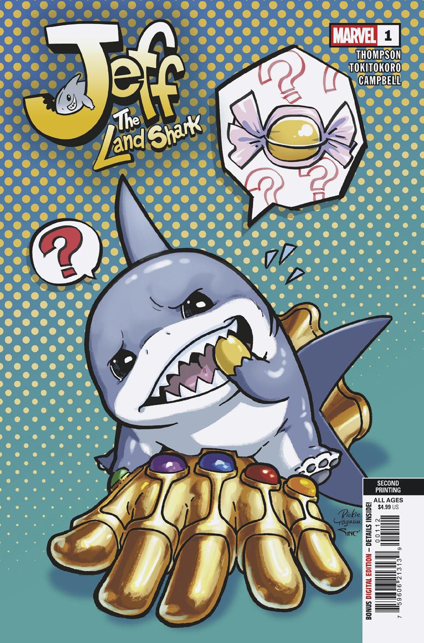 Jeff The Land Shark (2025) #1 (2nd Print) Rickie Yagawa Variant