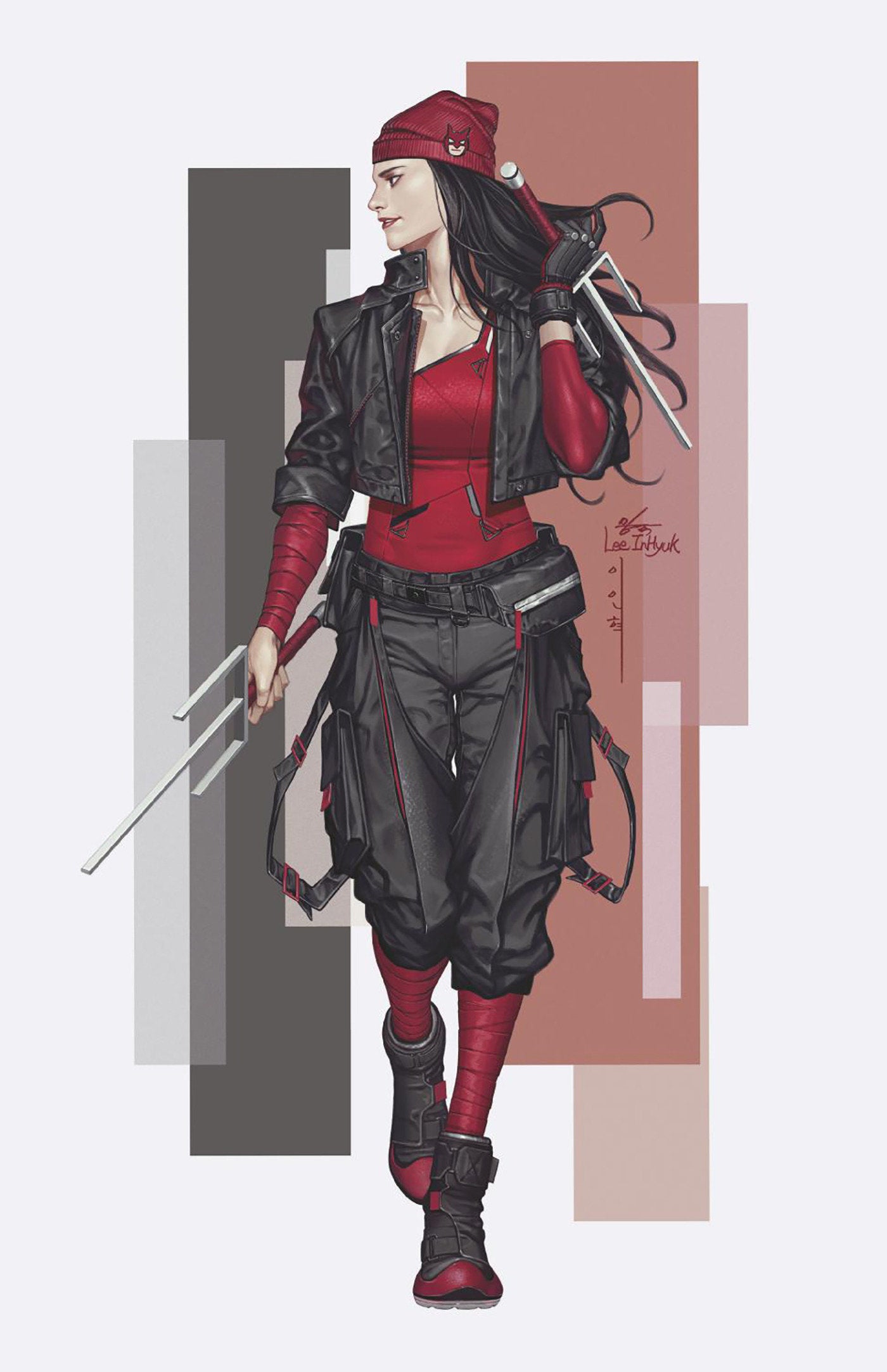 Daredevil/Punisher: The Devil's Trigger #1 Inhyuk Lee Street Verse 1:50 Virgin Variant