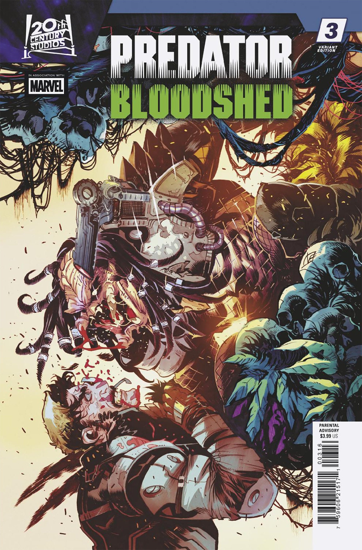 Predator: Bloodshed #3 Federico Vicentini 1:25 Variant