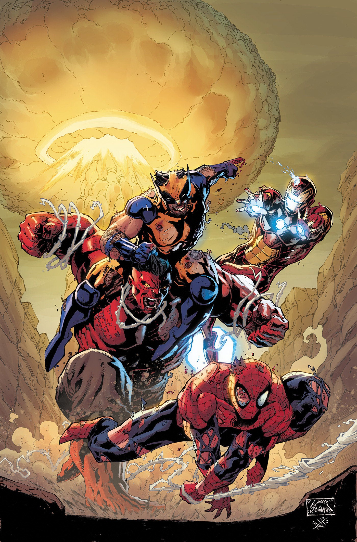 Avengers: Armageddon #1 Ryan Stegman Ratio Virgin 2nd Printing Variant