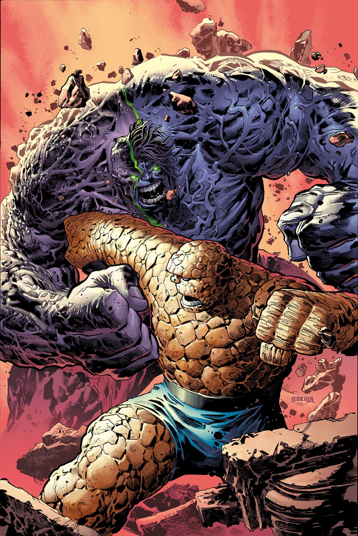 Infernal Hulk vs. Fantastic Four #1 Ken Lashley Full Art Variant