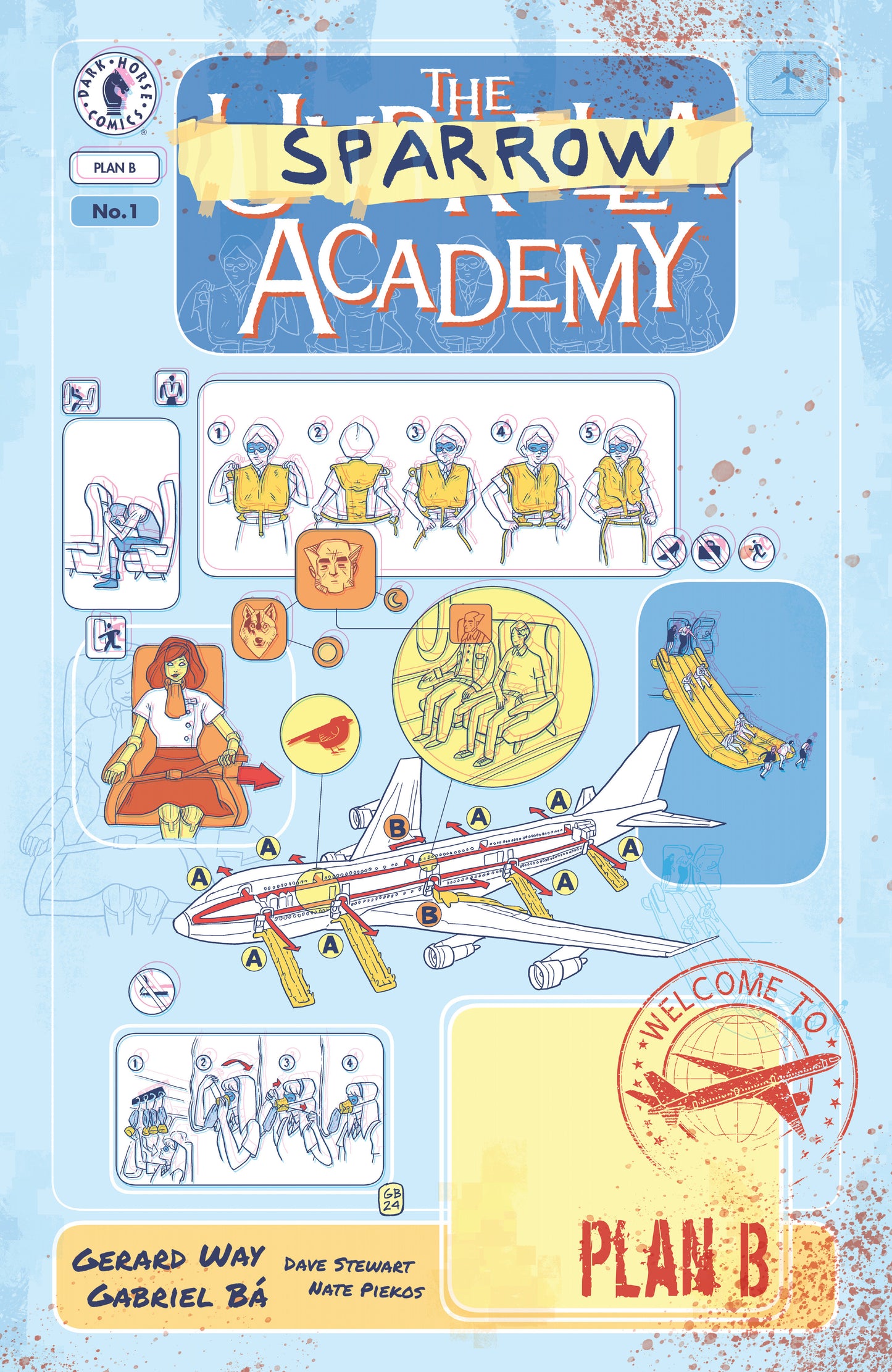 Umbrella Academy: Plan B (2025) #1 Cover A Gabriel Bá