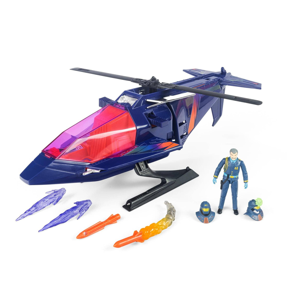M.A.S.K. High Tech Helicopter Action Figure Vehicle