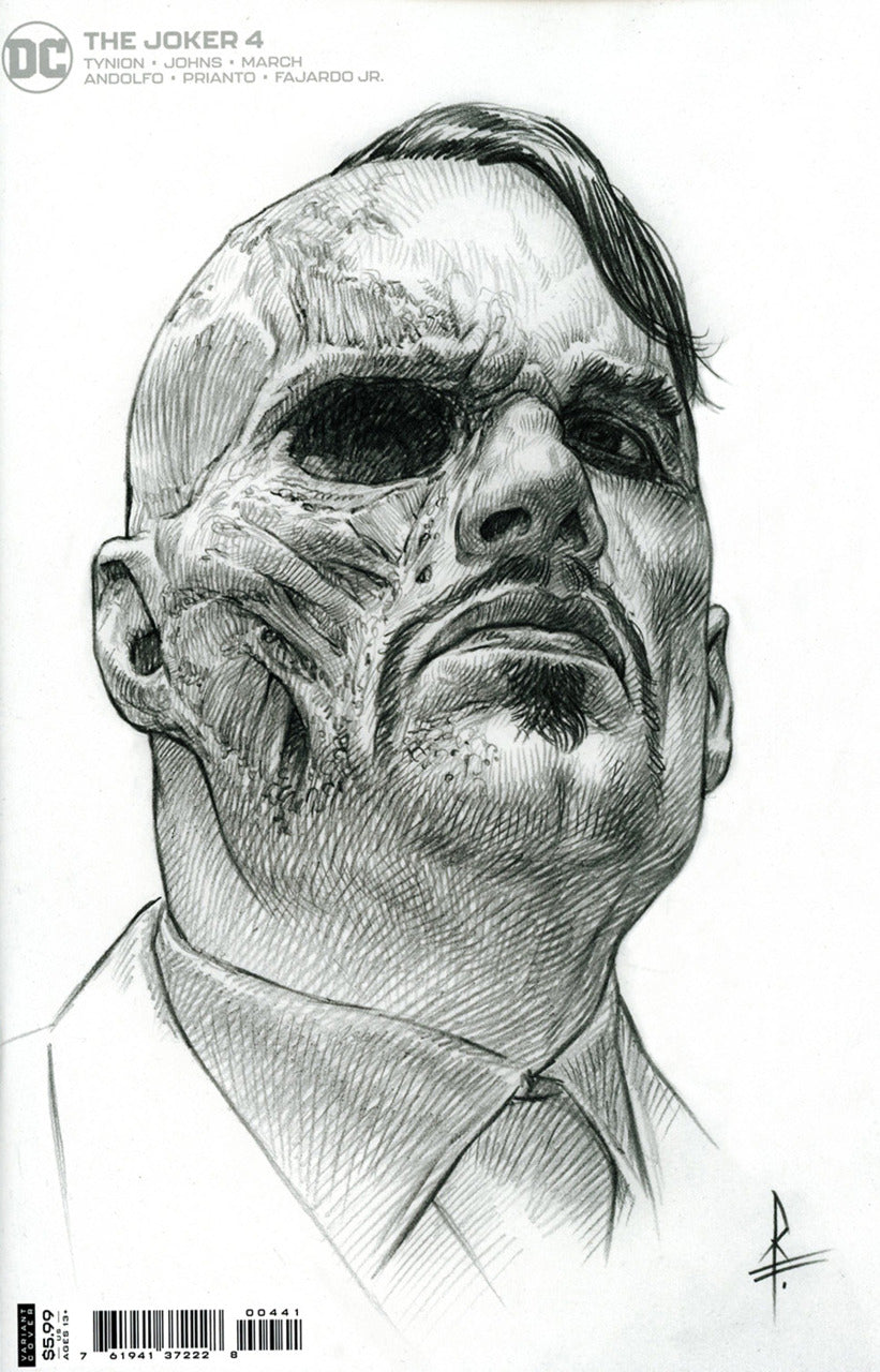 Joker (2021) # 4 Riccardo Federici B&W 1:25 Variant