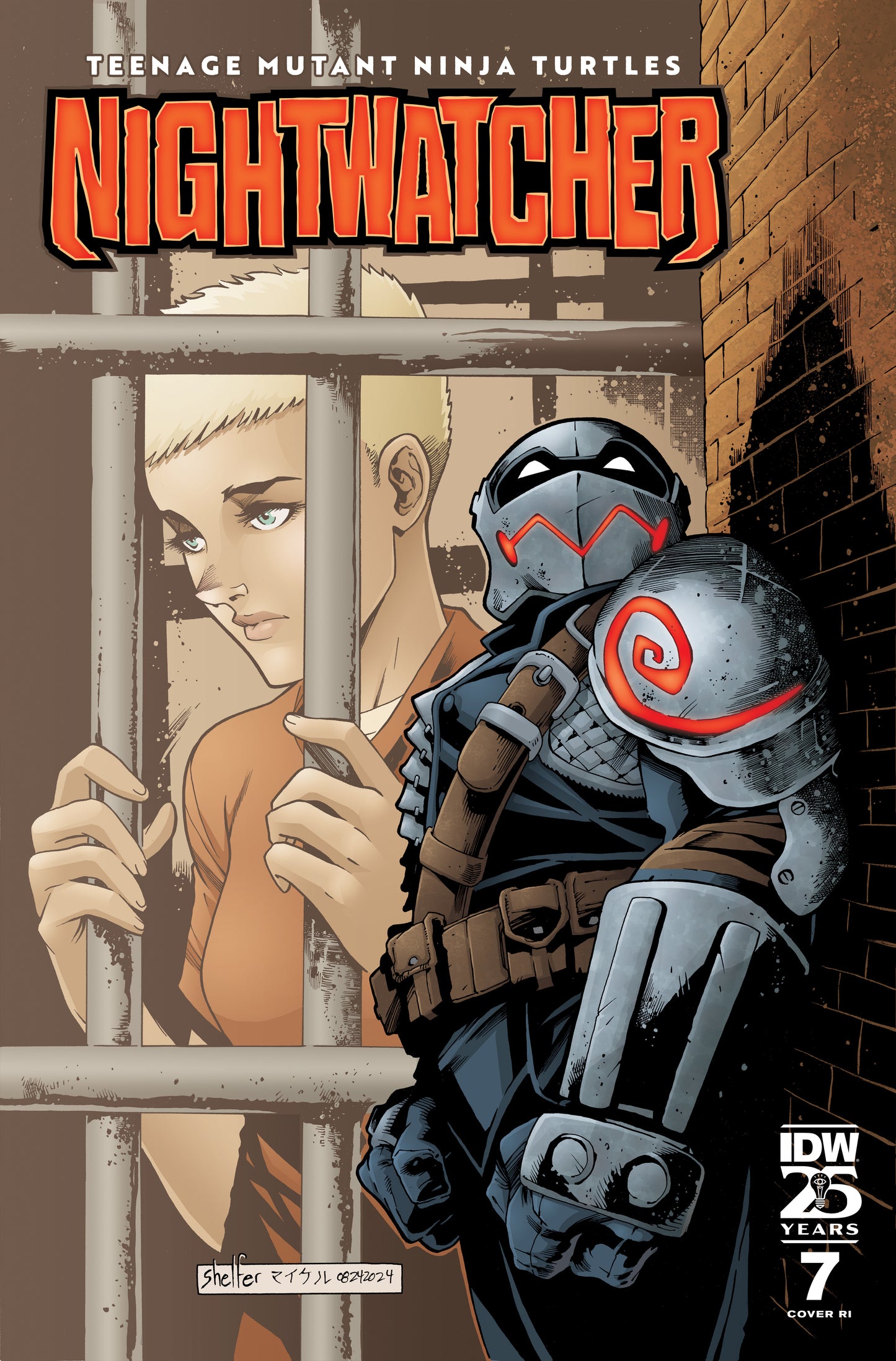 Teenage Mutant Ninja Turtles: Nightwatcher (2024) #7 Shelfer 1:10 Variant