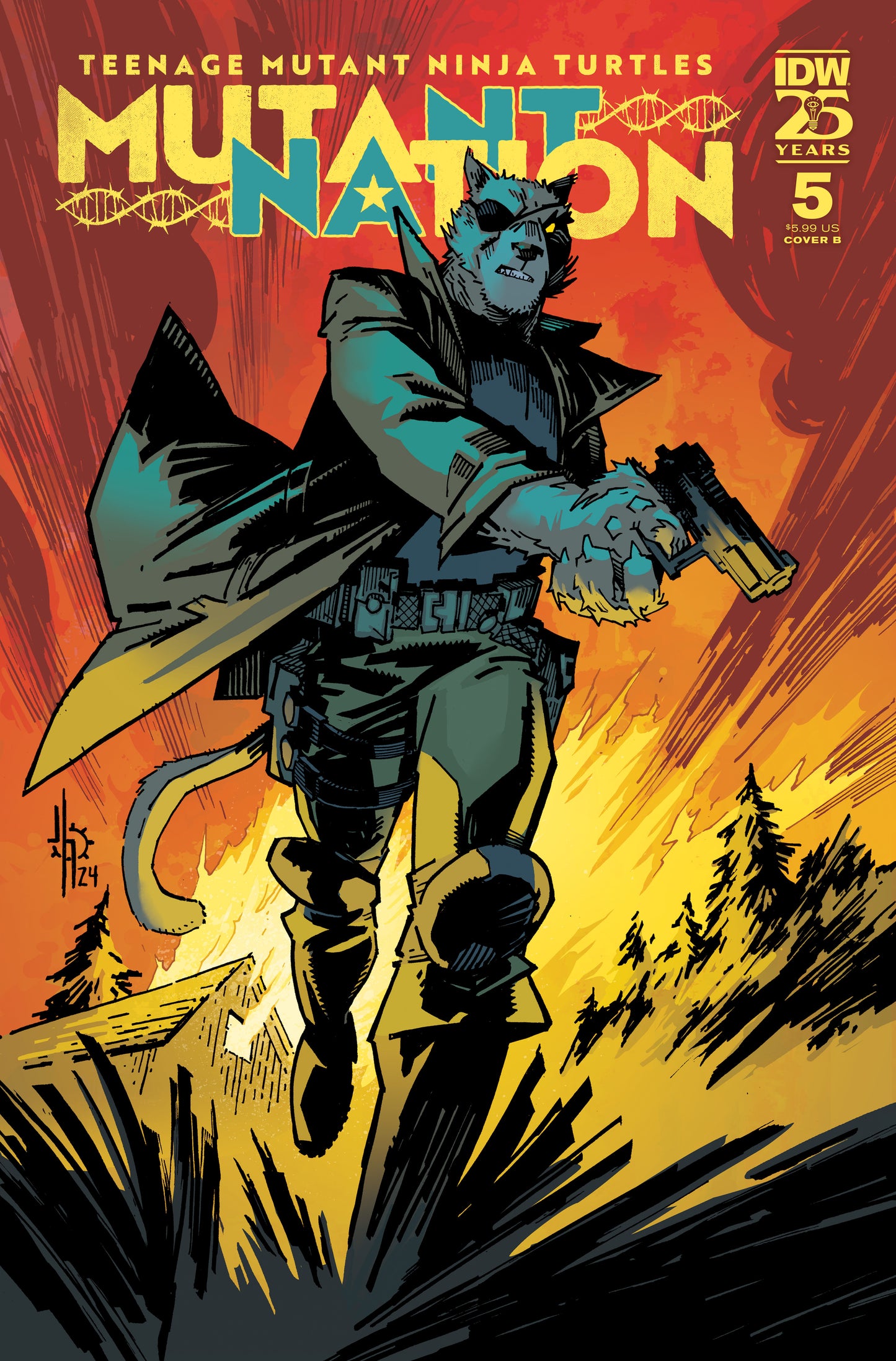 Teenage Mutant Ninja Turtles: Mutant Nation (2024) #5 Cover B Howard