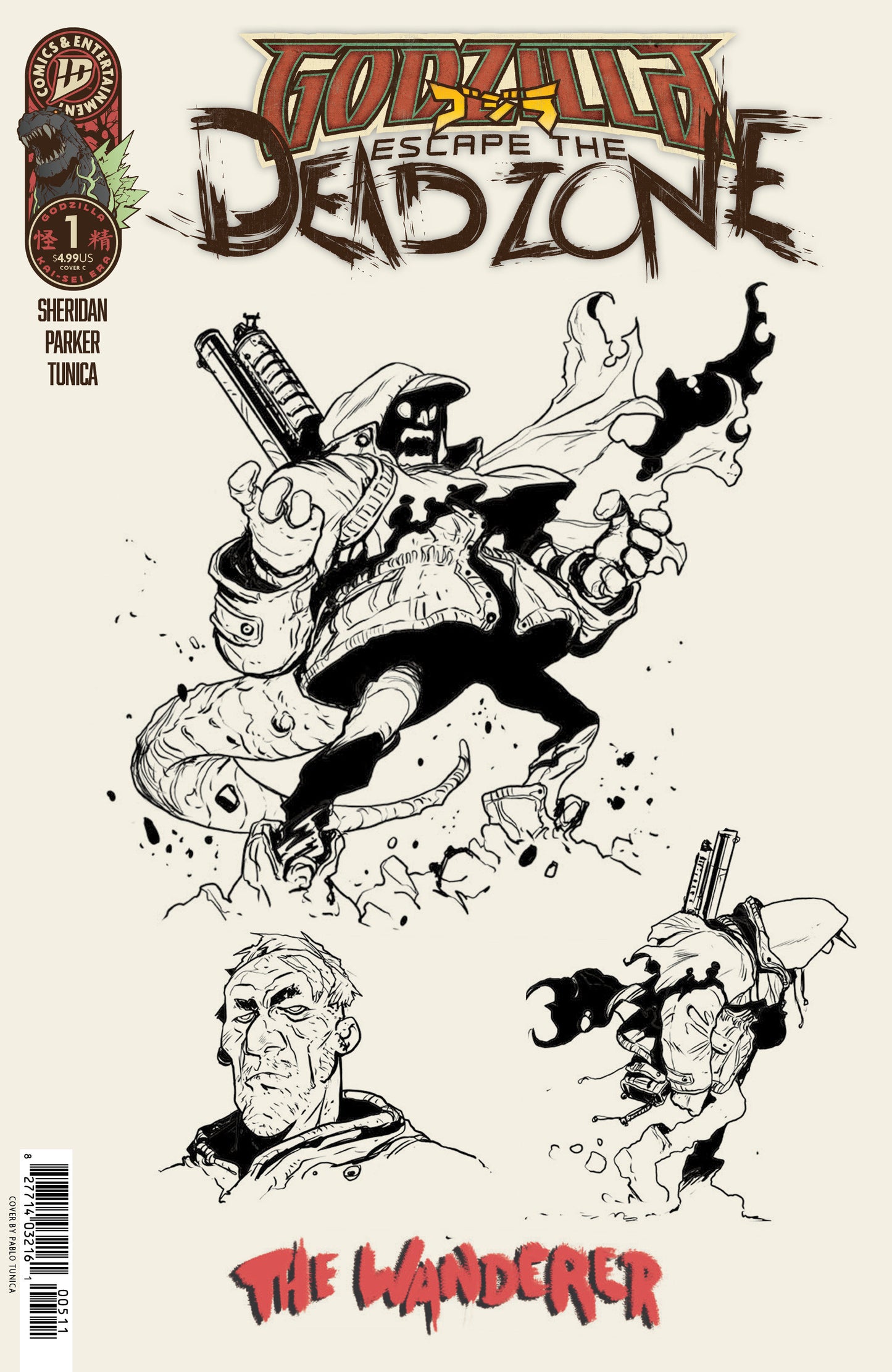 Godzilla: Escape The Deadzone (2025) #1 Cover C Tunica Concept Art