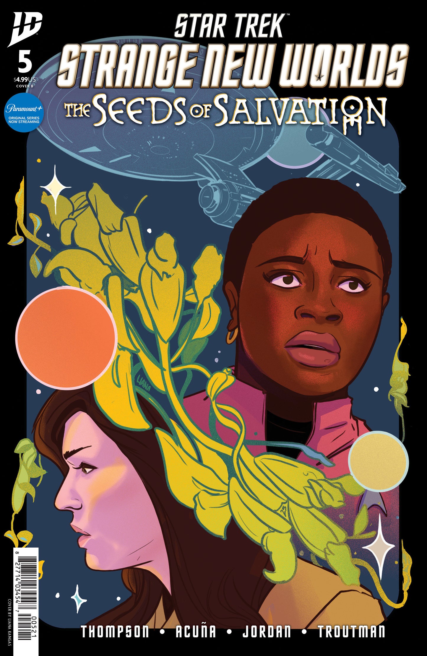 Star Trek: Strange New Worlds The Seeds Of Salvation #5 Variant B (Kangas)